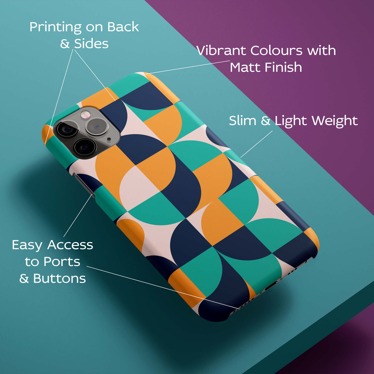 Classy and Cool Pattern Back Cover for HardPlasticIK0019Hard Plastic-Image 2