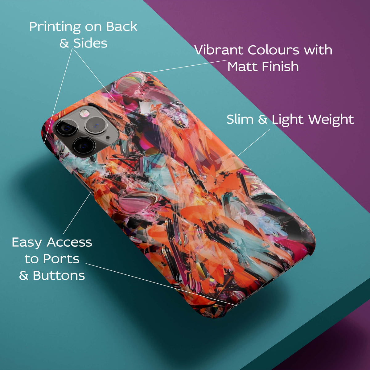 Classy Modern Art Back Cover for HardPlasticIK0051Hard Plastic-Image 2