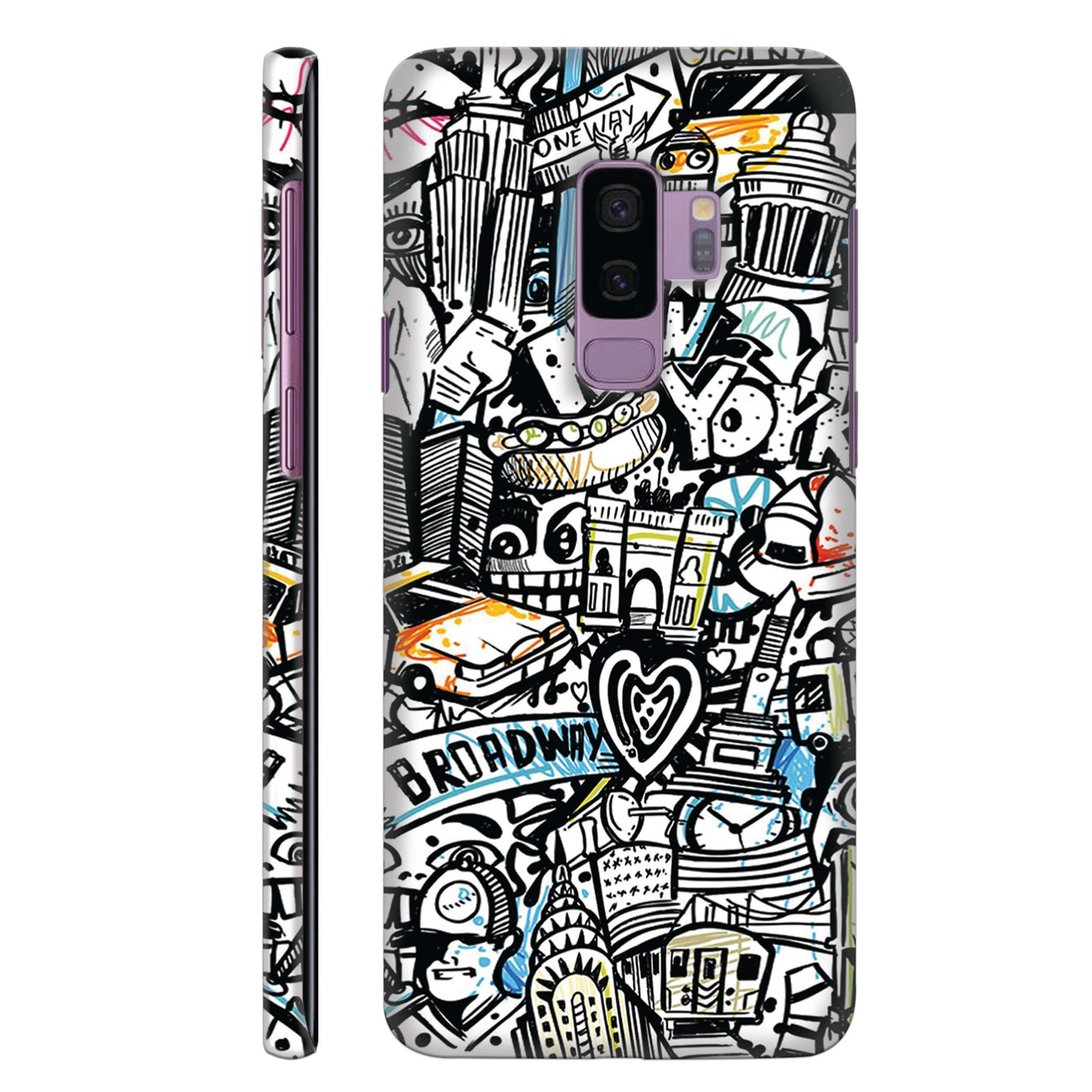 Cool Graffiti Back Cover for HardPlasticD2074Hard Plastic