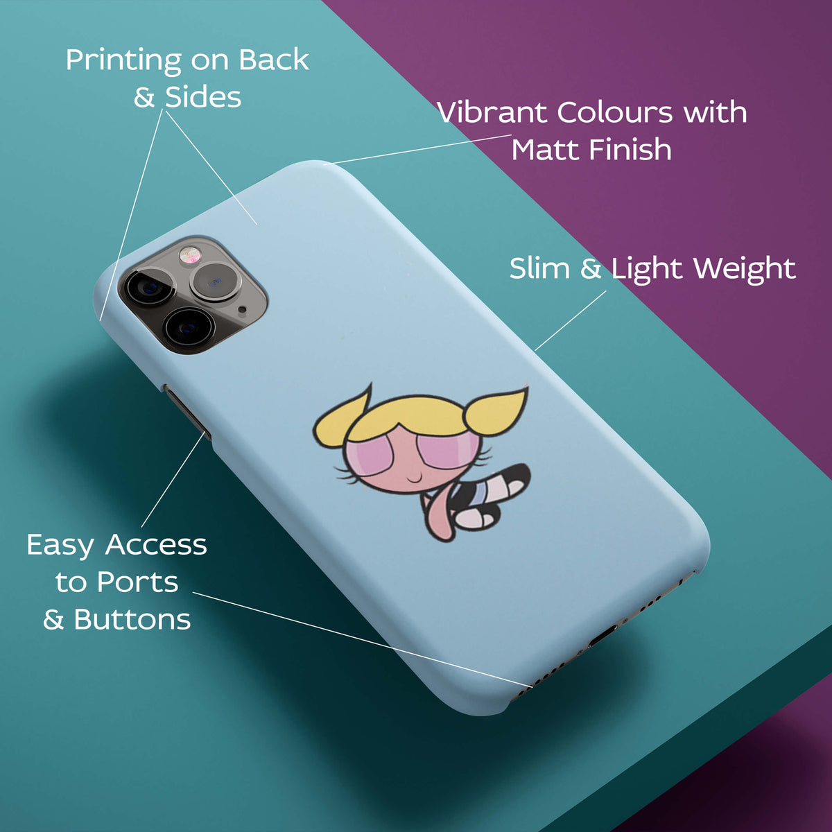 Cutie Girl Back Cover for HardPlasticAA0029Hard Plastic-Image 2