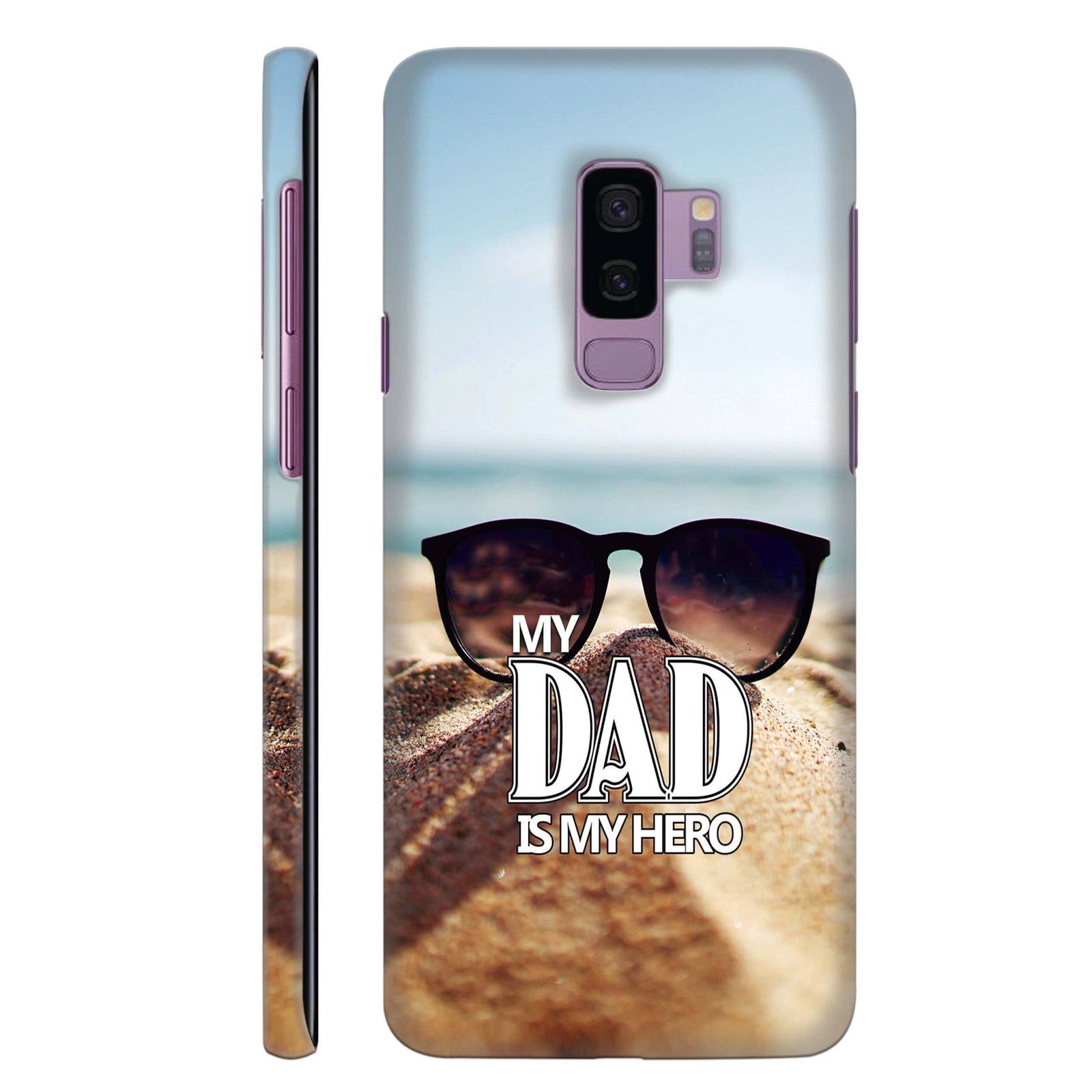 Dad is My Hero Back Cover for HardPlasticU0123Hard Plastic