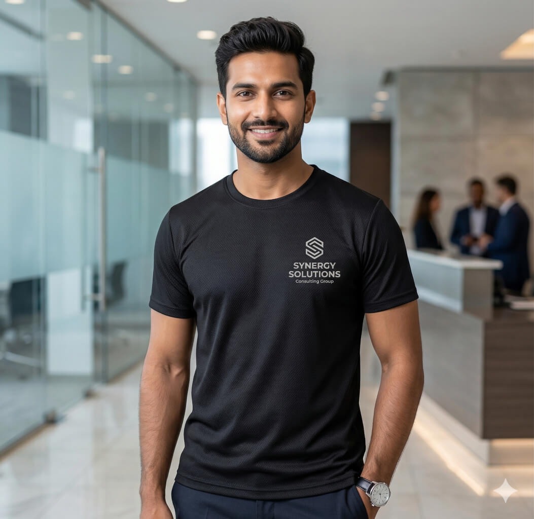 Falcons Dry Fit 180 GSM Micro Polyester Round Neck T-Shirt – 3 Colours | Corporate Gift