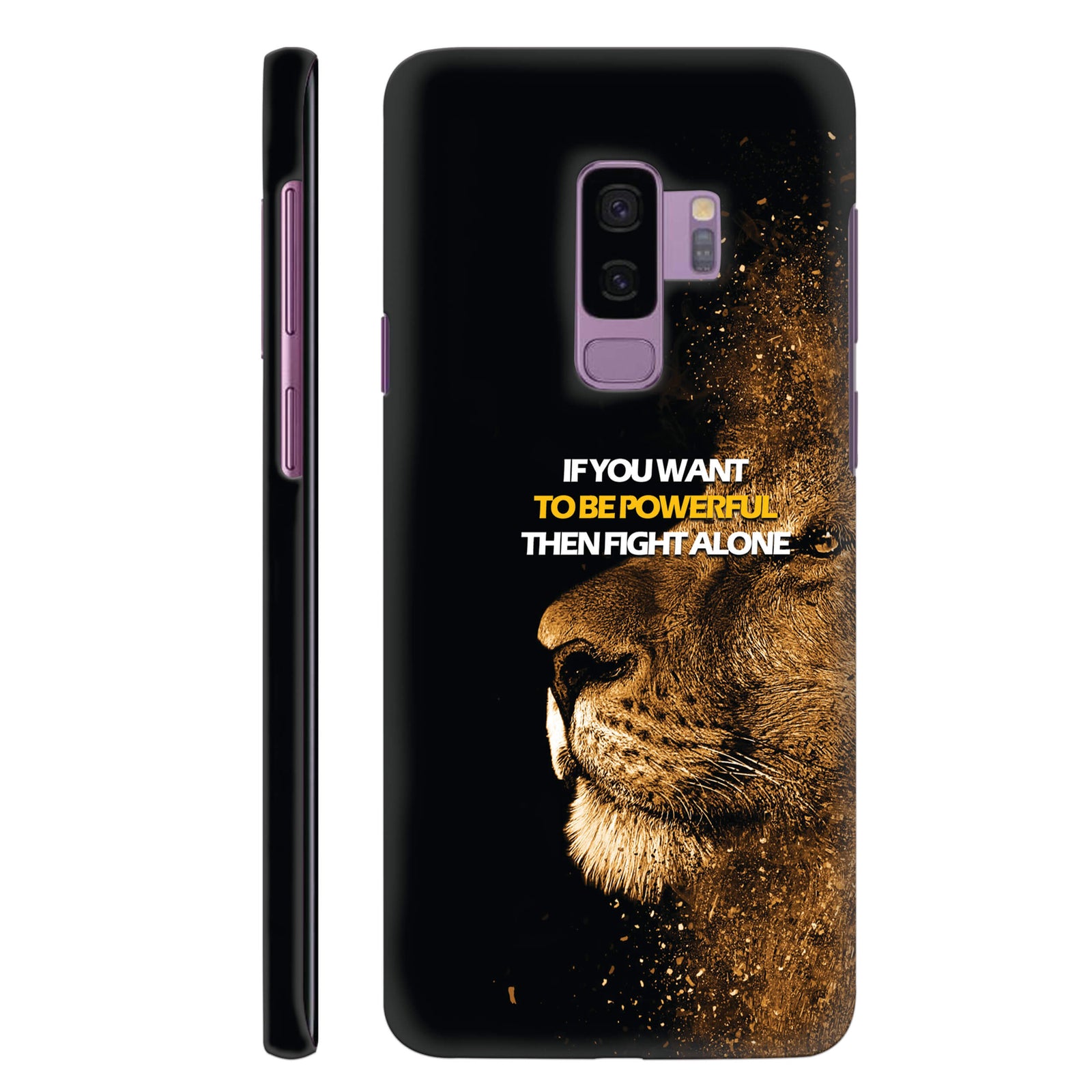 Fight Alone Back Cover for HardPlasticU0121Hard Plastic