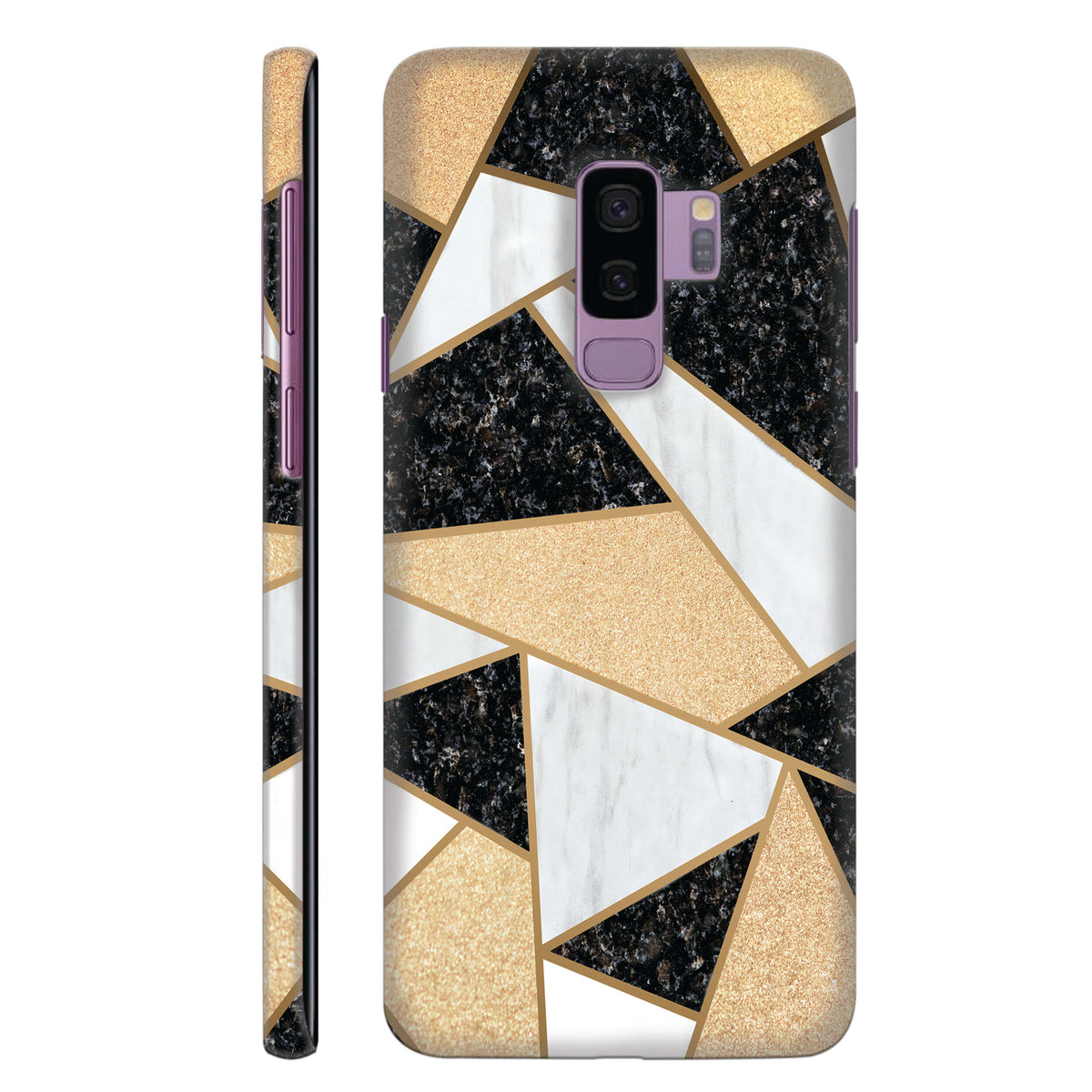 Geometric Marble Back Cover for HardPlasticIK0038Hard Plastic