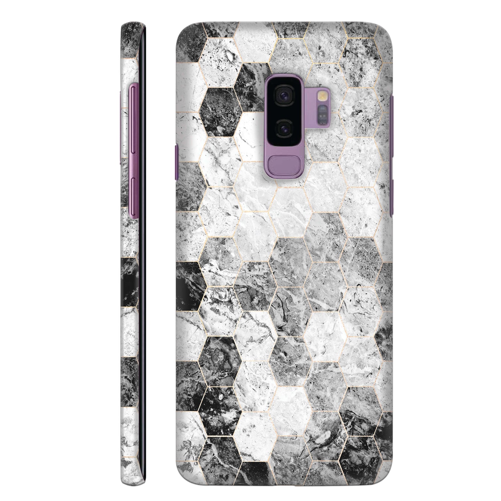 Grey Marble Back Cover for HardPlasticIK0037Hard Plastic