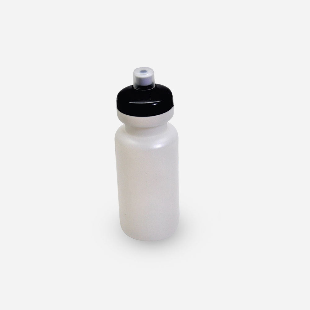 Stay Hydrated on the Go with our White Mini Plastic Water Bottle