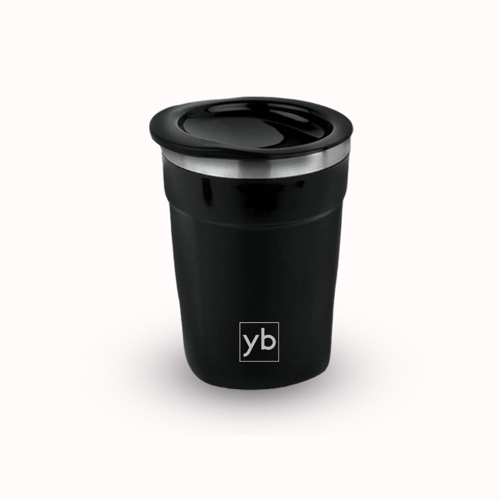 Get Your Caffeine Fix with Our Flash Stainless Steel Coffee Mug - 4 Panel Design, Leakproof, 350ml Capacity