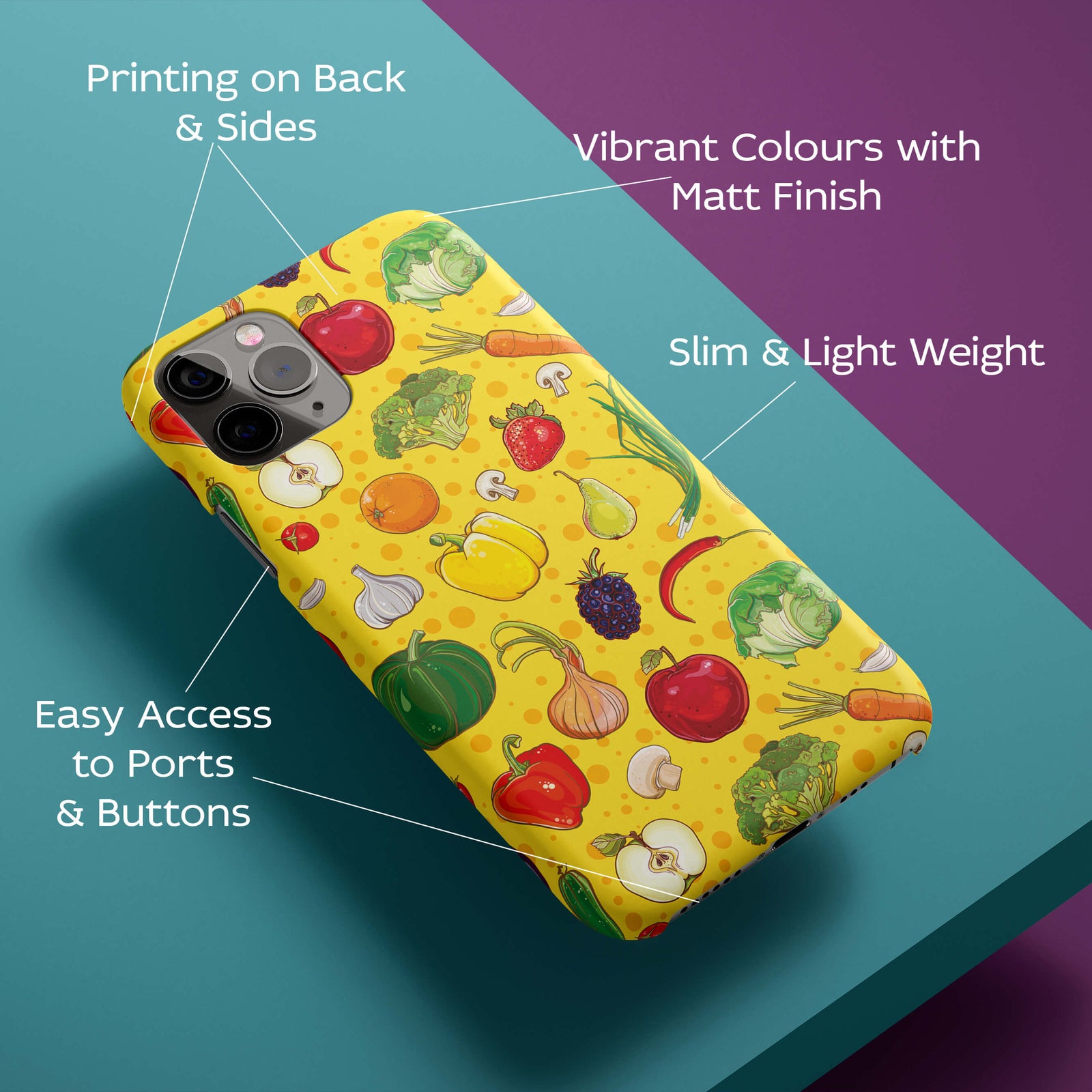 Healthy Lifestyle Back Cover for HardPlasticIK0016Hard Plastic-Image 2