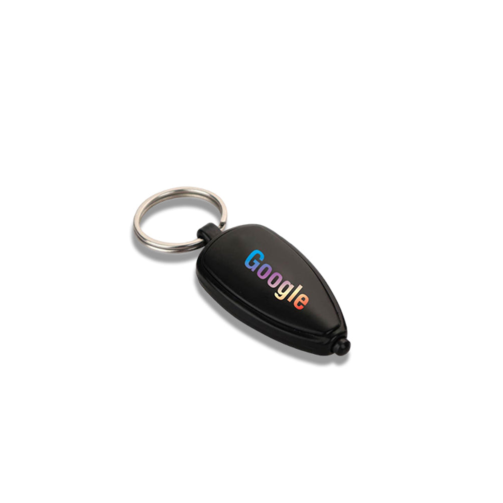 Logo Highlight Keychain with Multicolor Backlight