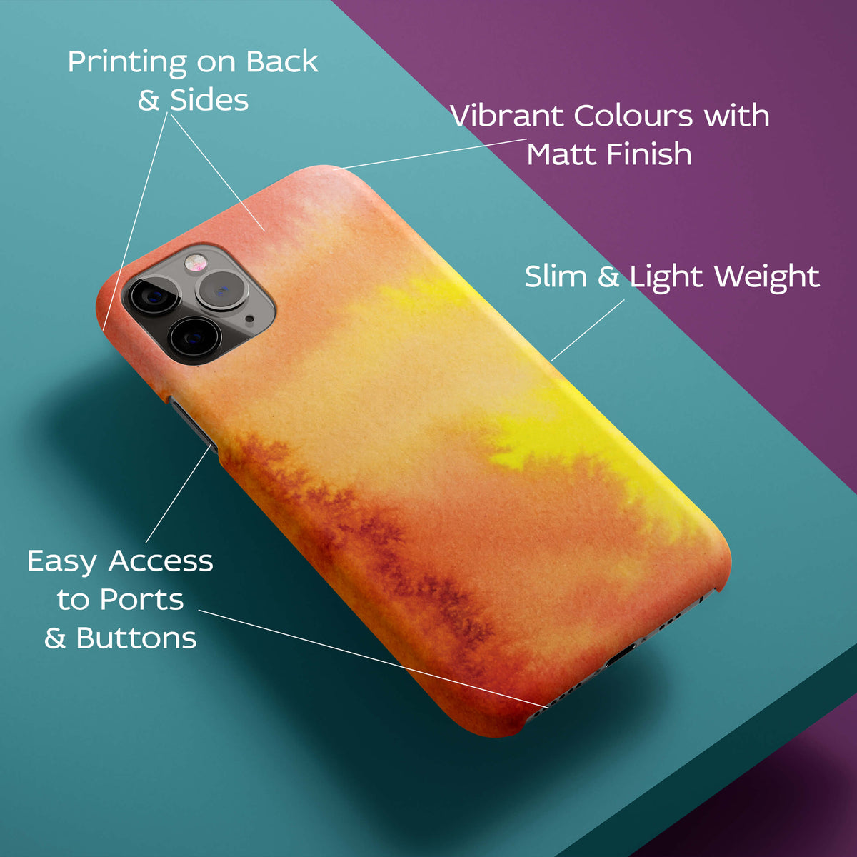 Liquid Fire Back Cover for HardPlasticGF0038Hard Plastic-Image 2