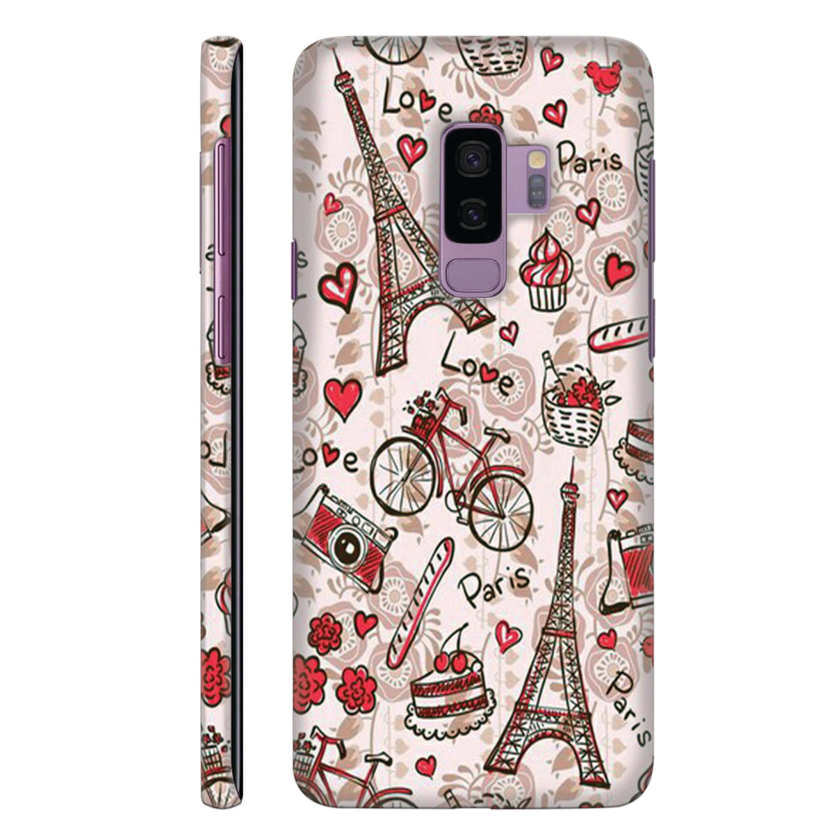 Love In Paris Back Cover for HardPlasticD2109Hard Plastic