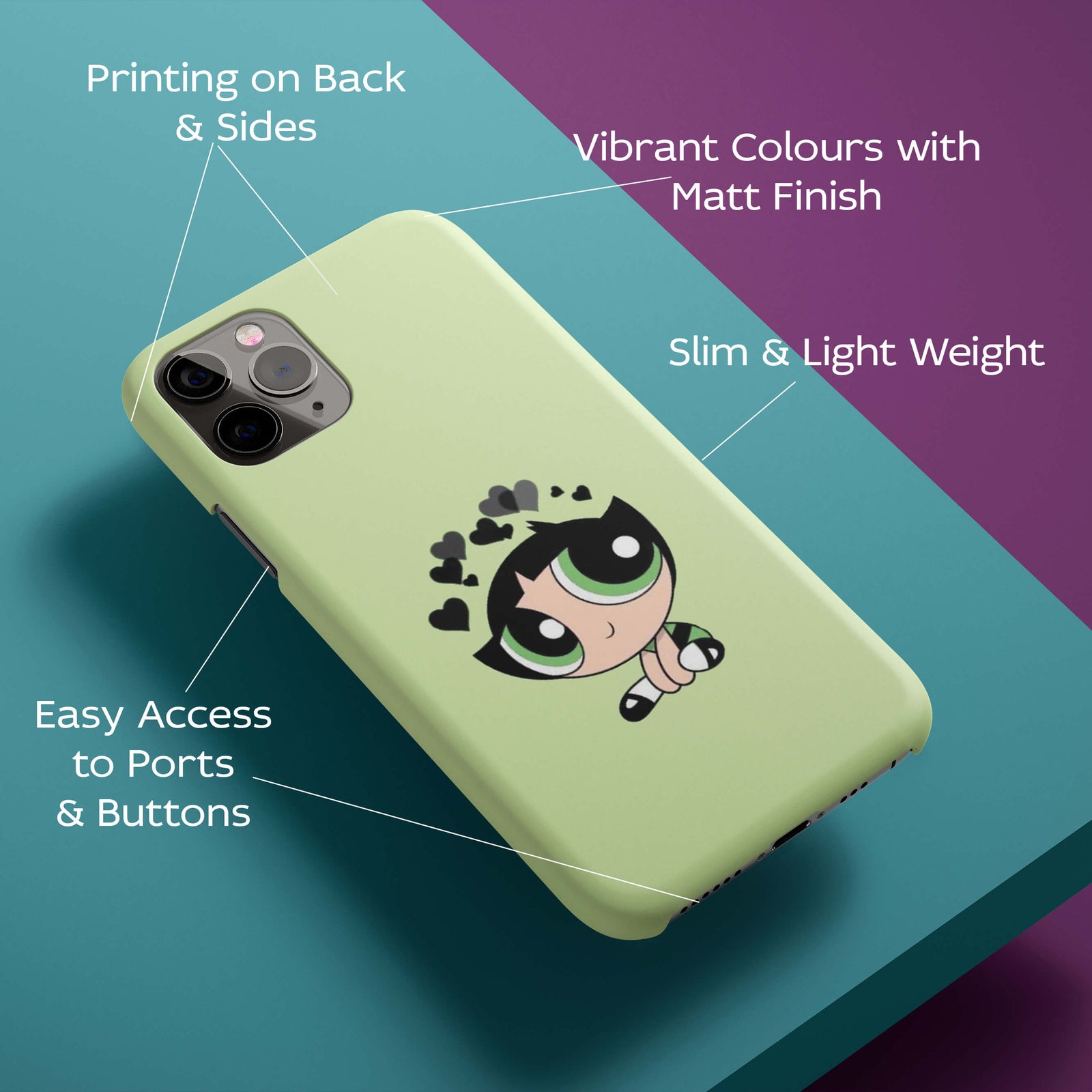 Loving Girly Back Cover for HardPlasticAA0030Hard Plastic