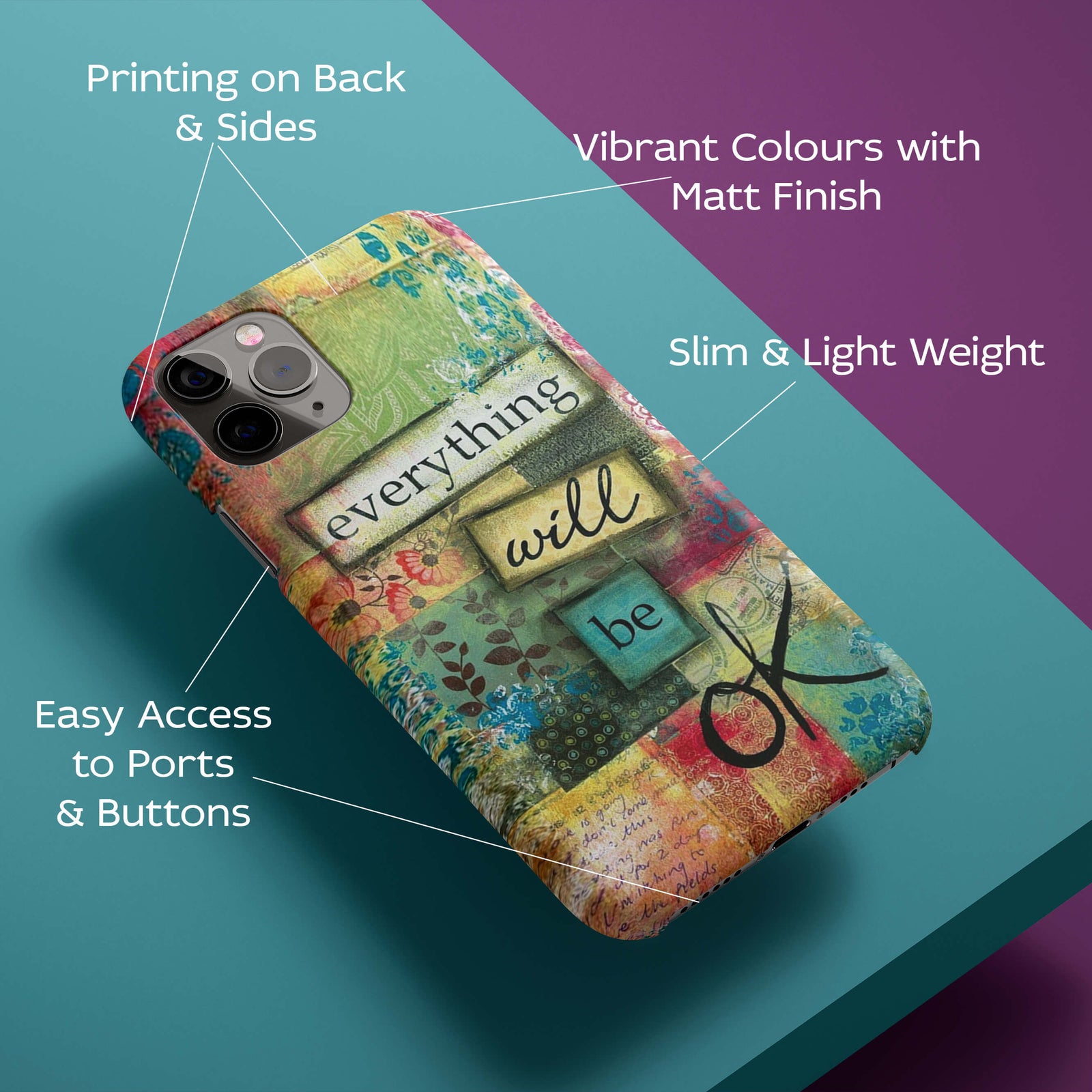 Meaningful Quote Back Cover for HardPlasticBT0156Hard Plastic