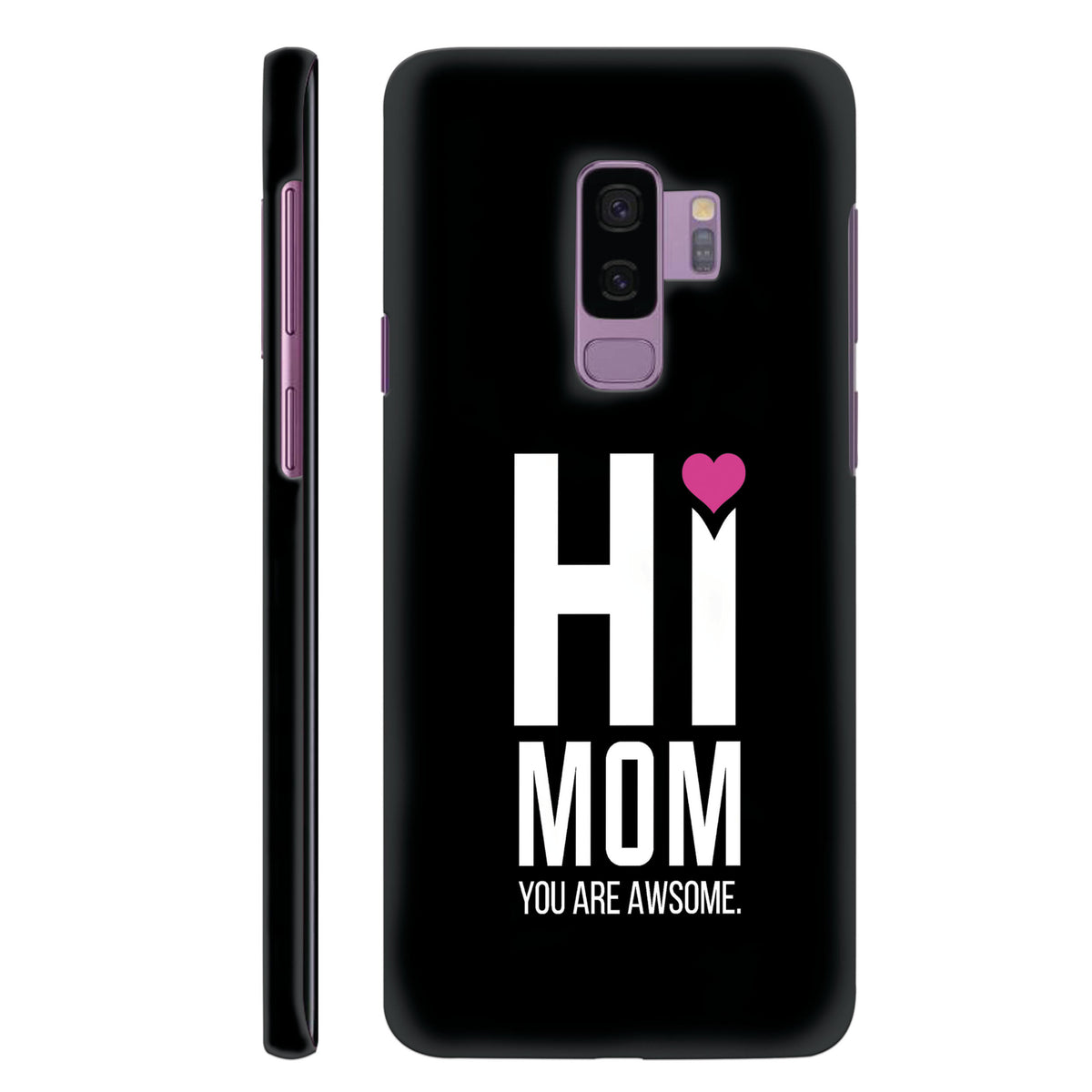 Mom You Are Awesome Back Cover for HardPlasticP0846Hard Plastic