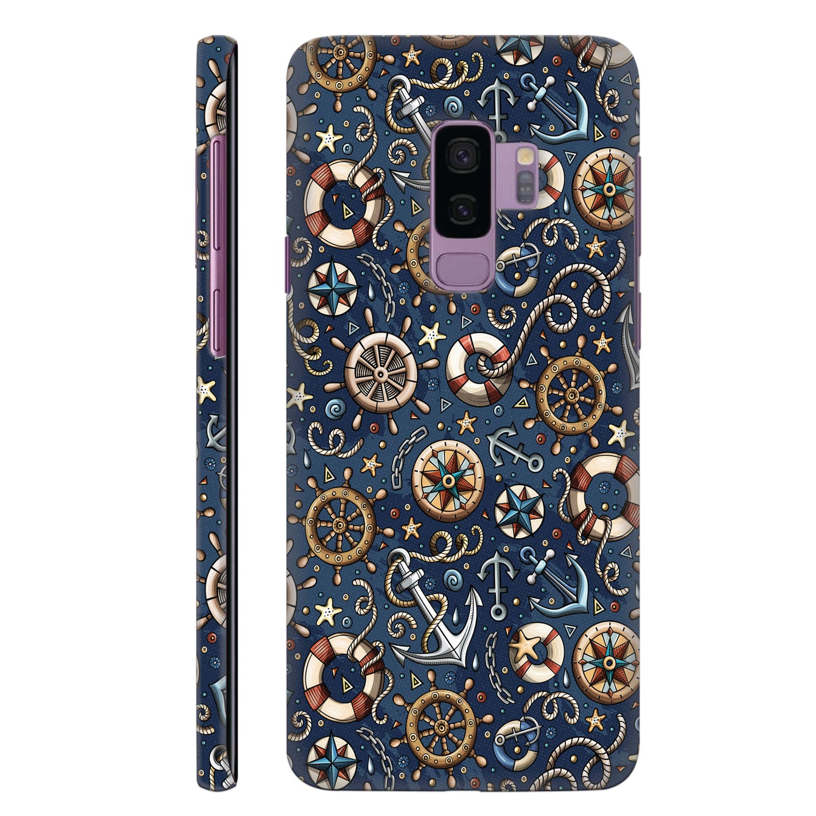 Nautical Blue Back Cover for HardPlasticU0237Hard Plastic