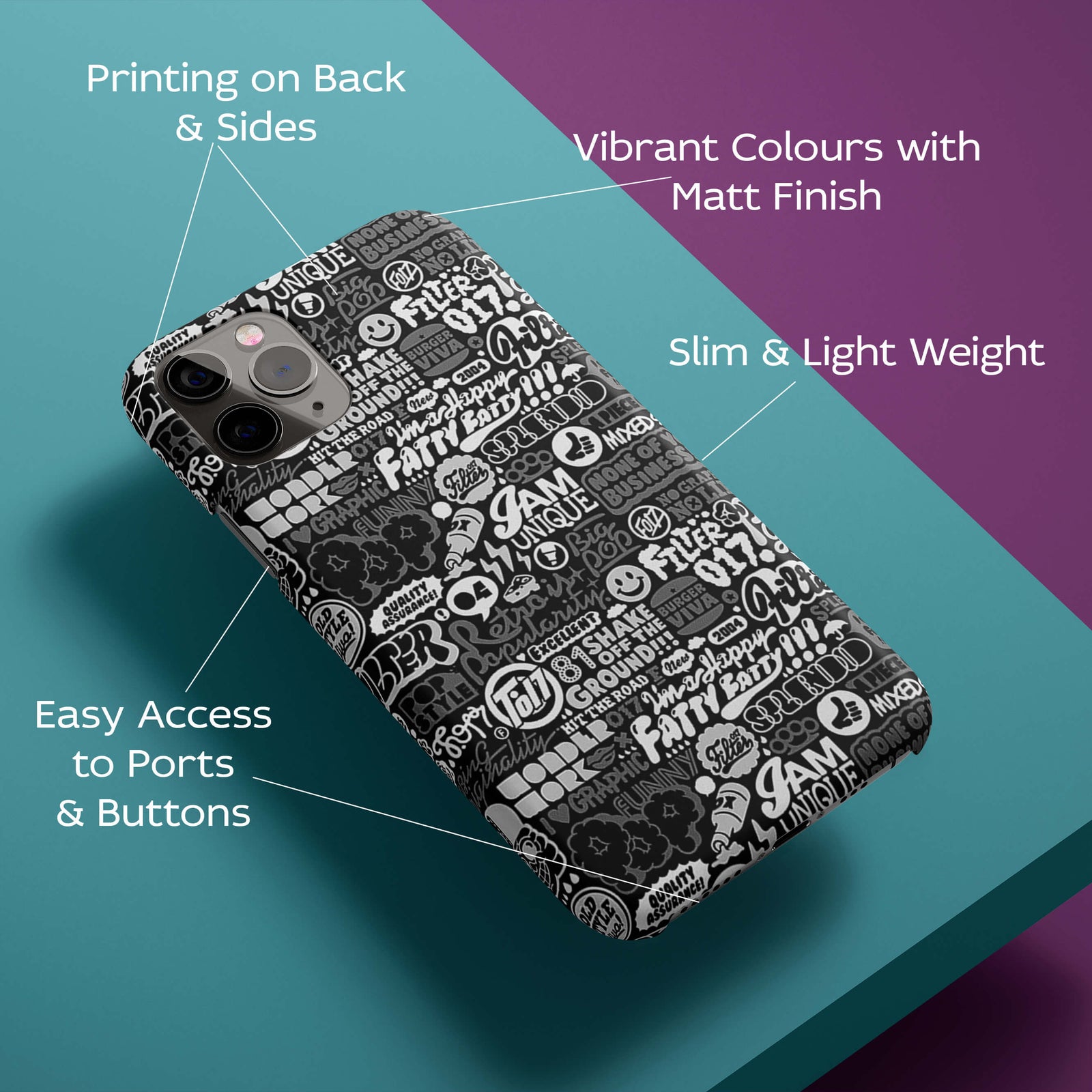 Random Quotes Back Cover for HardPlasticD2072Hard Plastic-Image 2