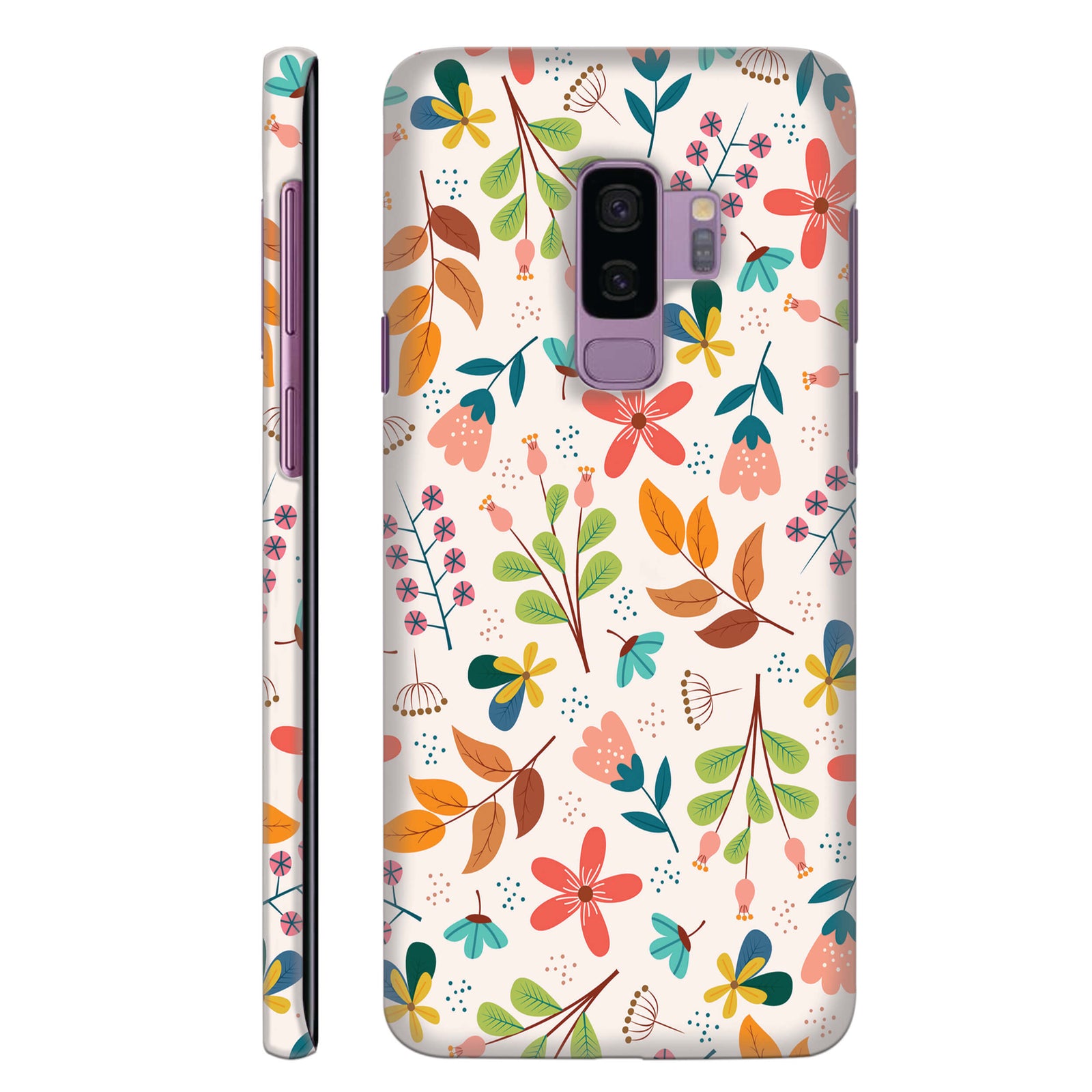 Soothing Flowers Back Cover for HardPlasticIK0046Hard Plastic