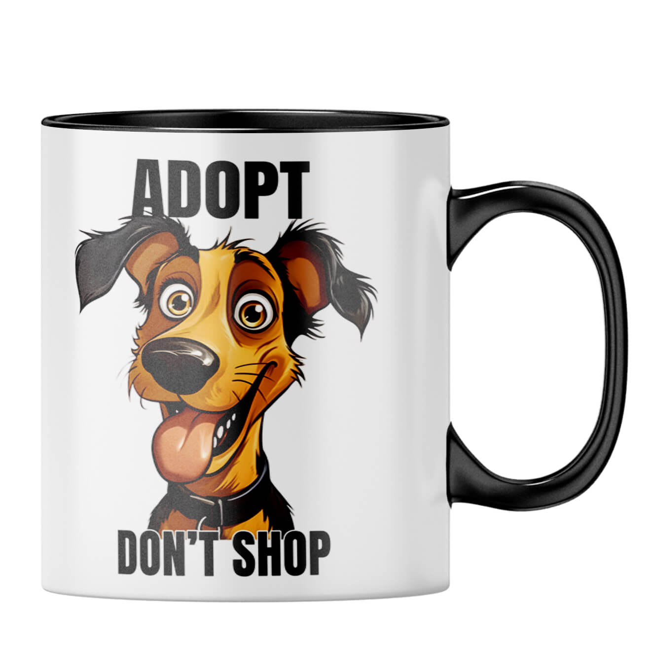 Adopt Coffee MugB-Black