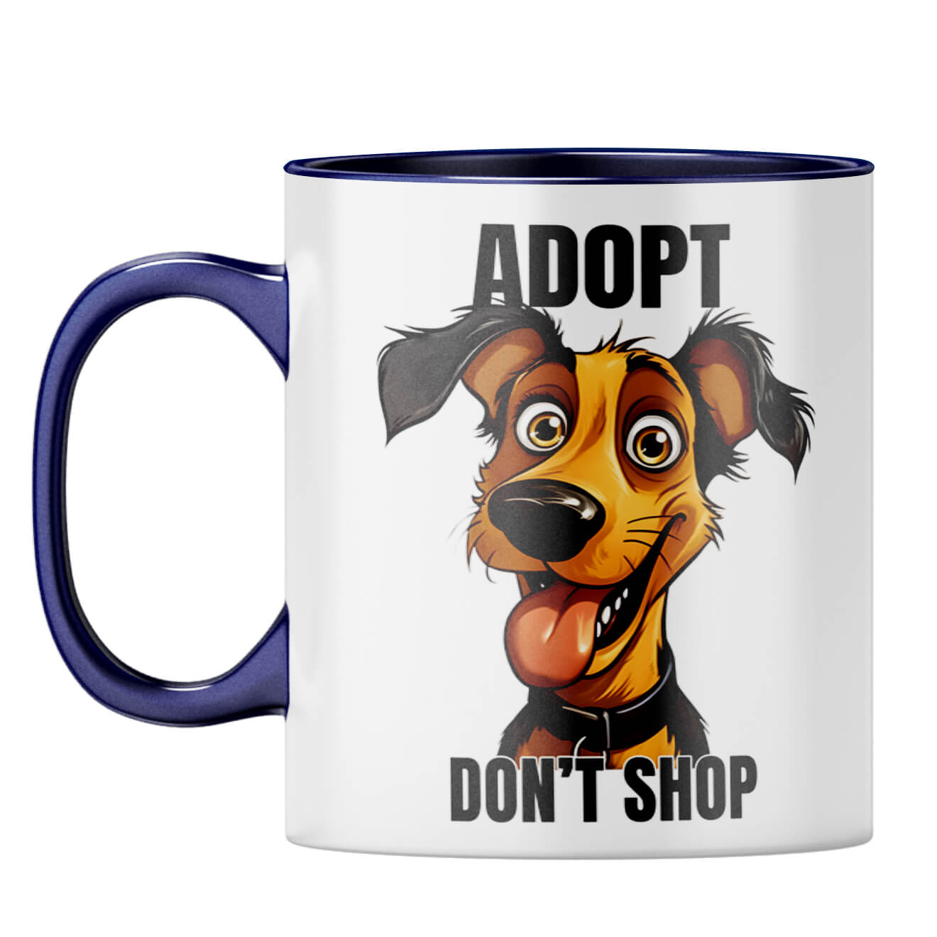 Adopt Coffee Mug Dark Blue