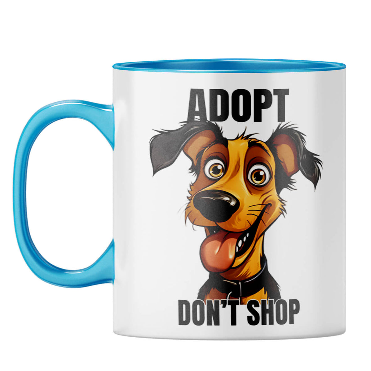 Adopt Coffee Mug Light Blue
