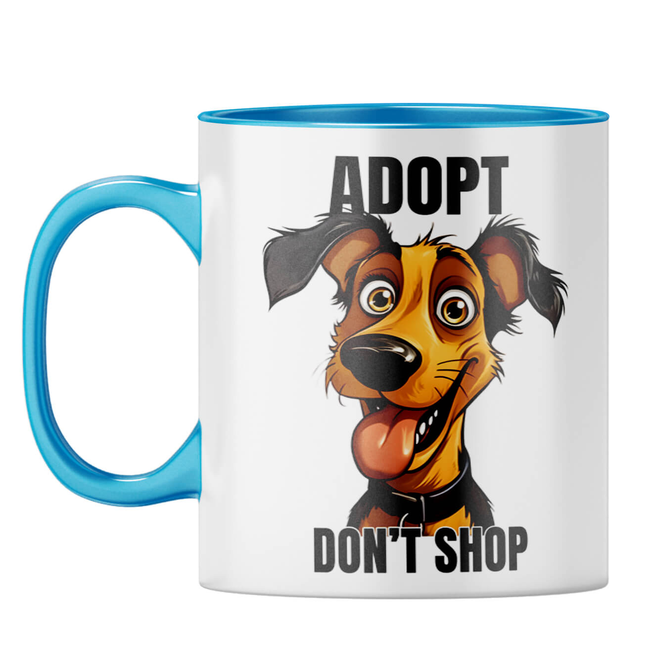 Adopt Coffee Mug Light Blue