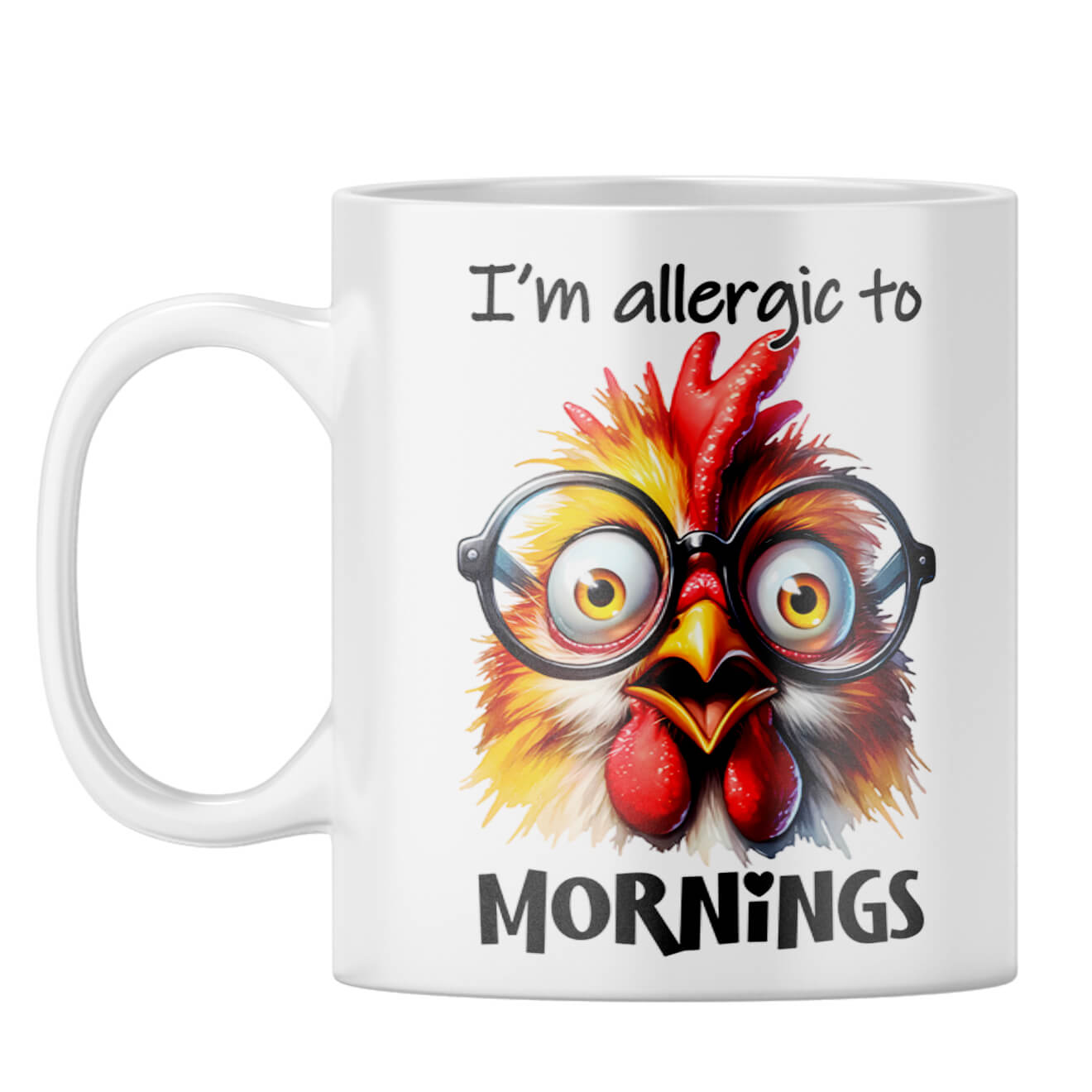 Allergic to Mornings Coffee Mug