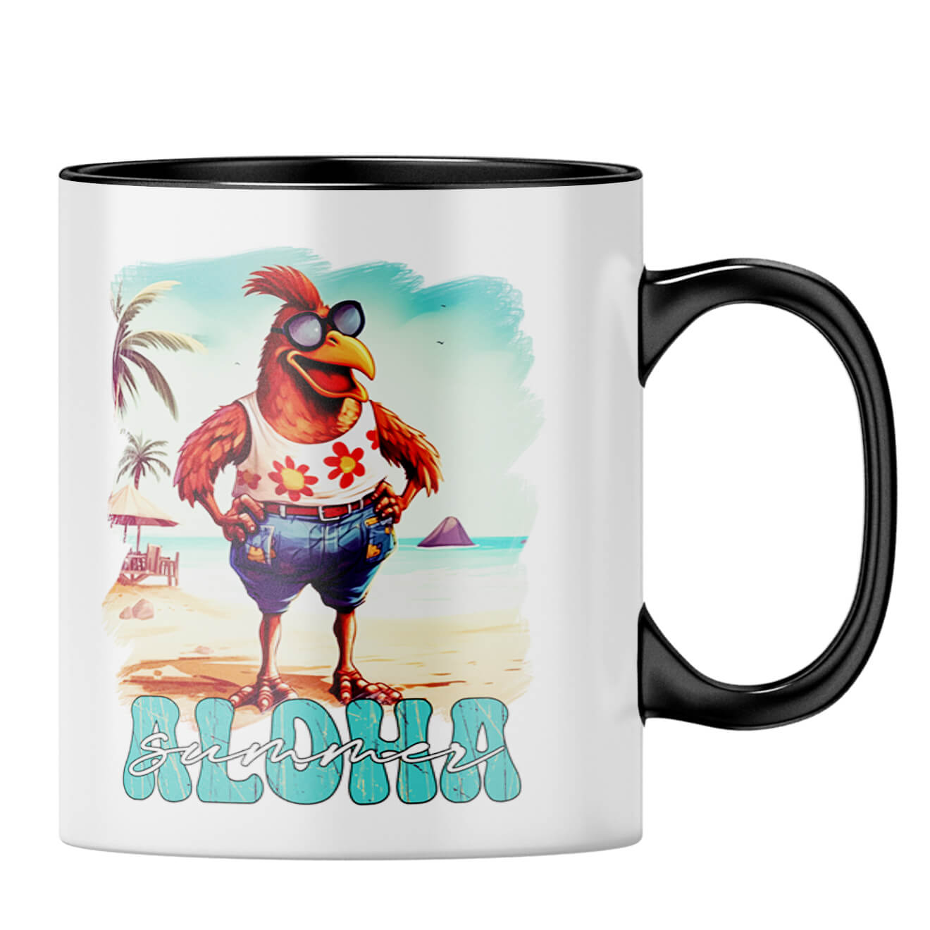 Aloha Summer Coffee MugB-Black
