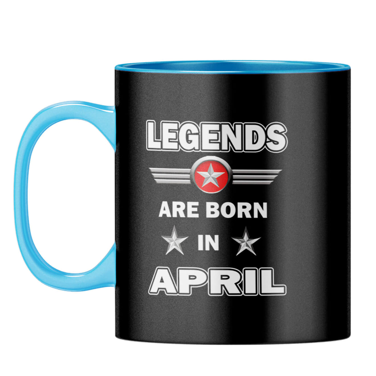 April Legends Coffee Mug Light Blue