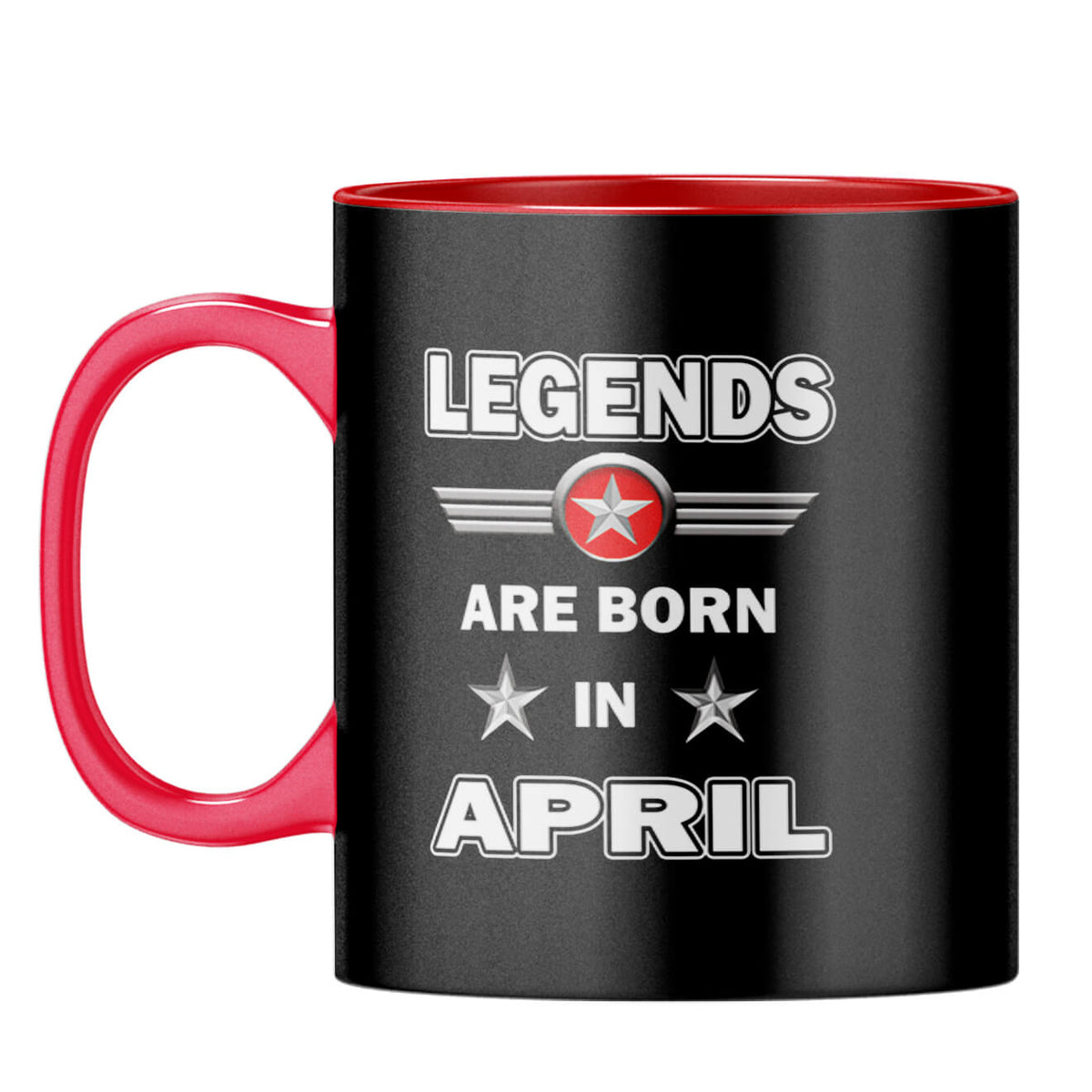 April Legends Coffee Mug Red