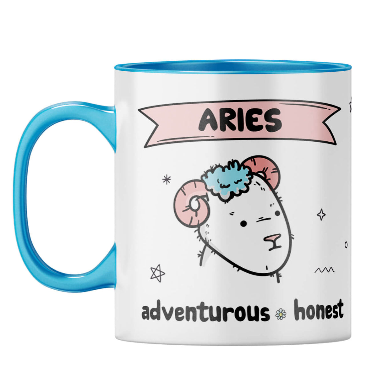 Aries Coffee Mug Light Blue