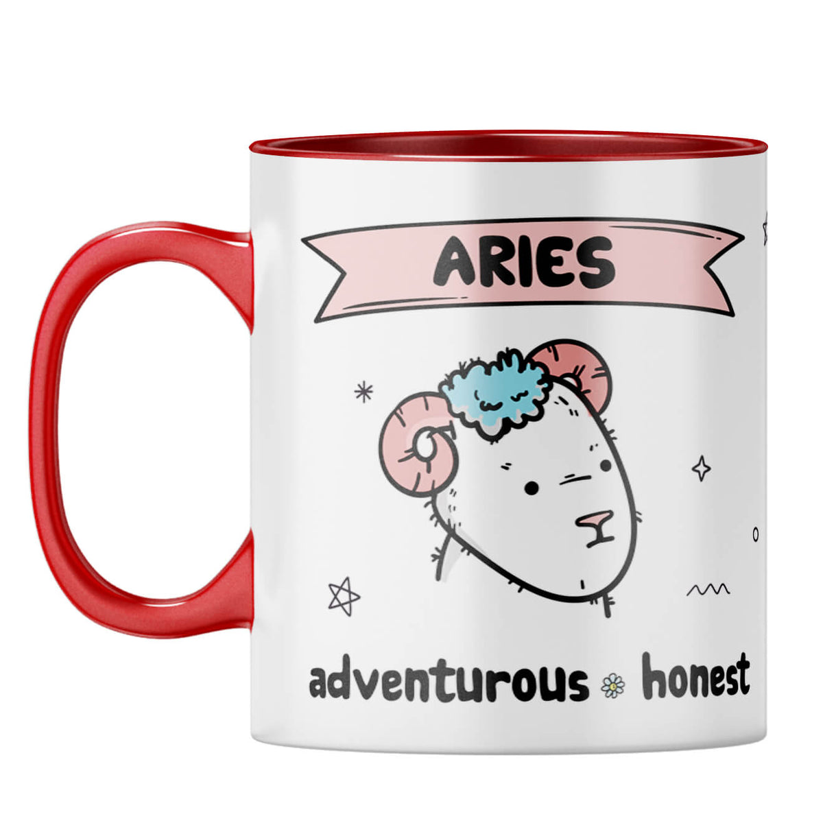 Aries Coffee Mug Red