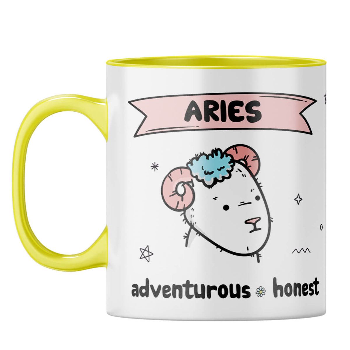 Aries Coffee Mug Yellow