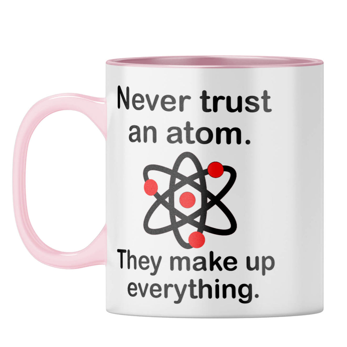 Atom Makeup Things Coffee Mug Pink