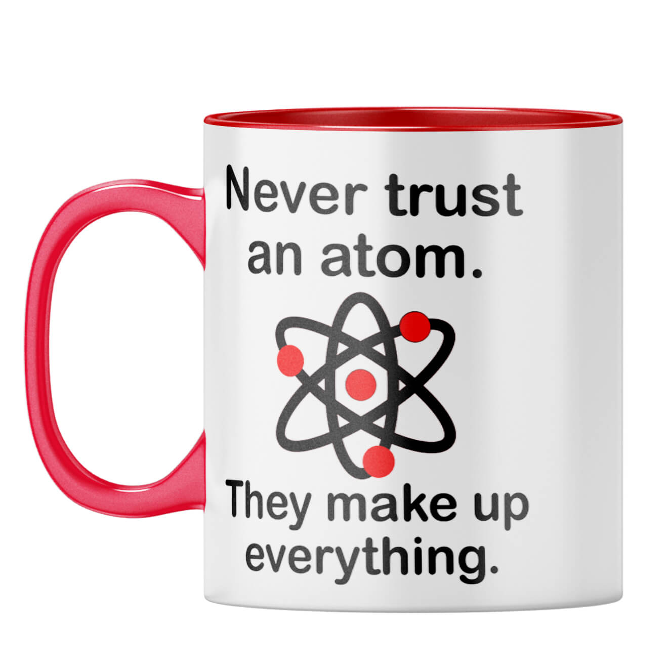 Atom Makeup Things Coffee Mug Red