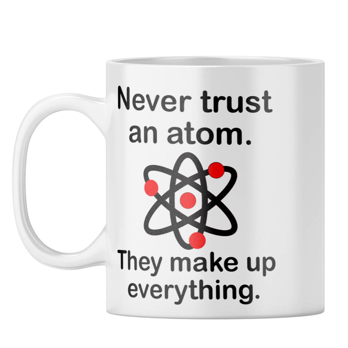 Atom Makeup Things Coffee Mug White