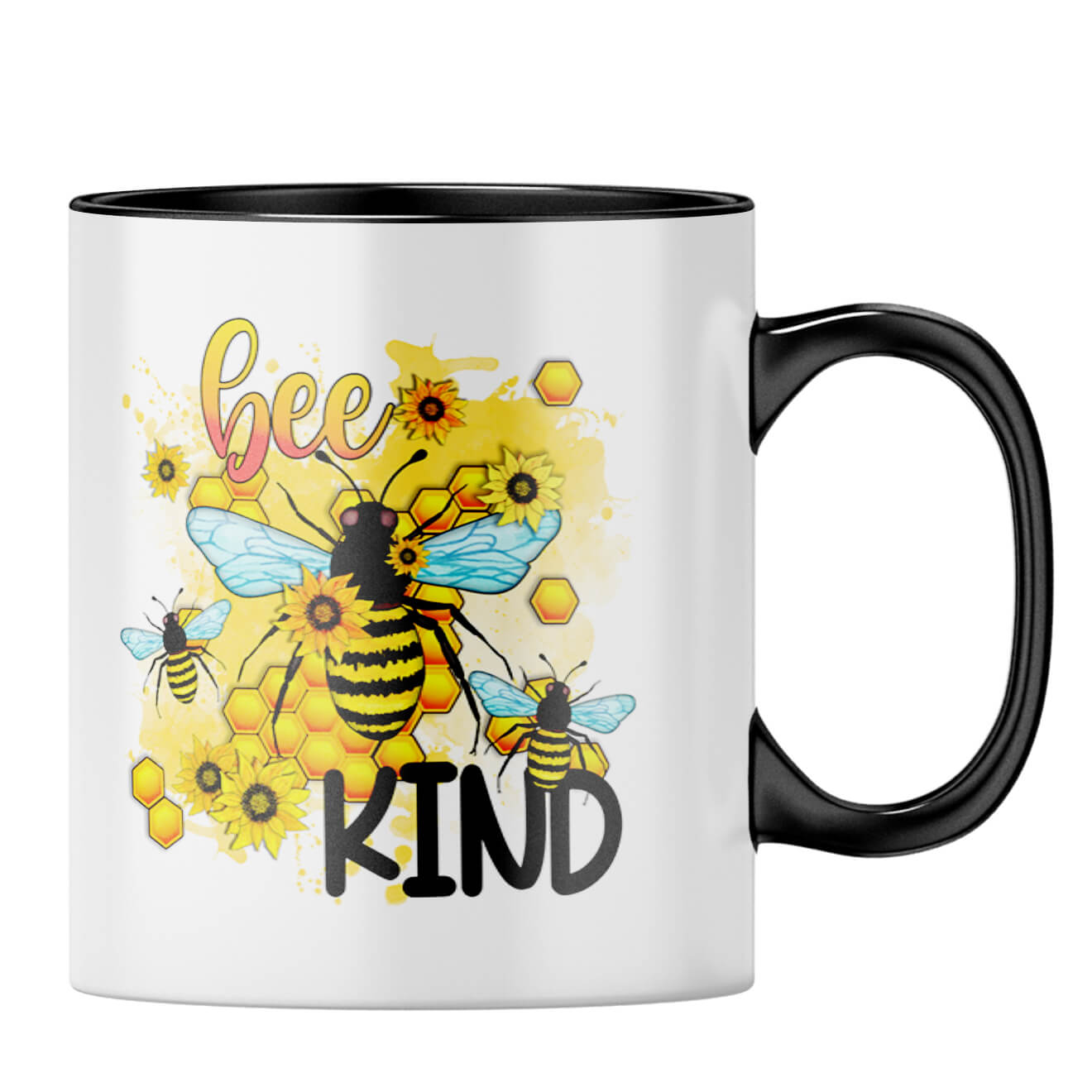 Bee Kind Coffee MugB-Black