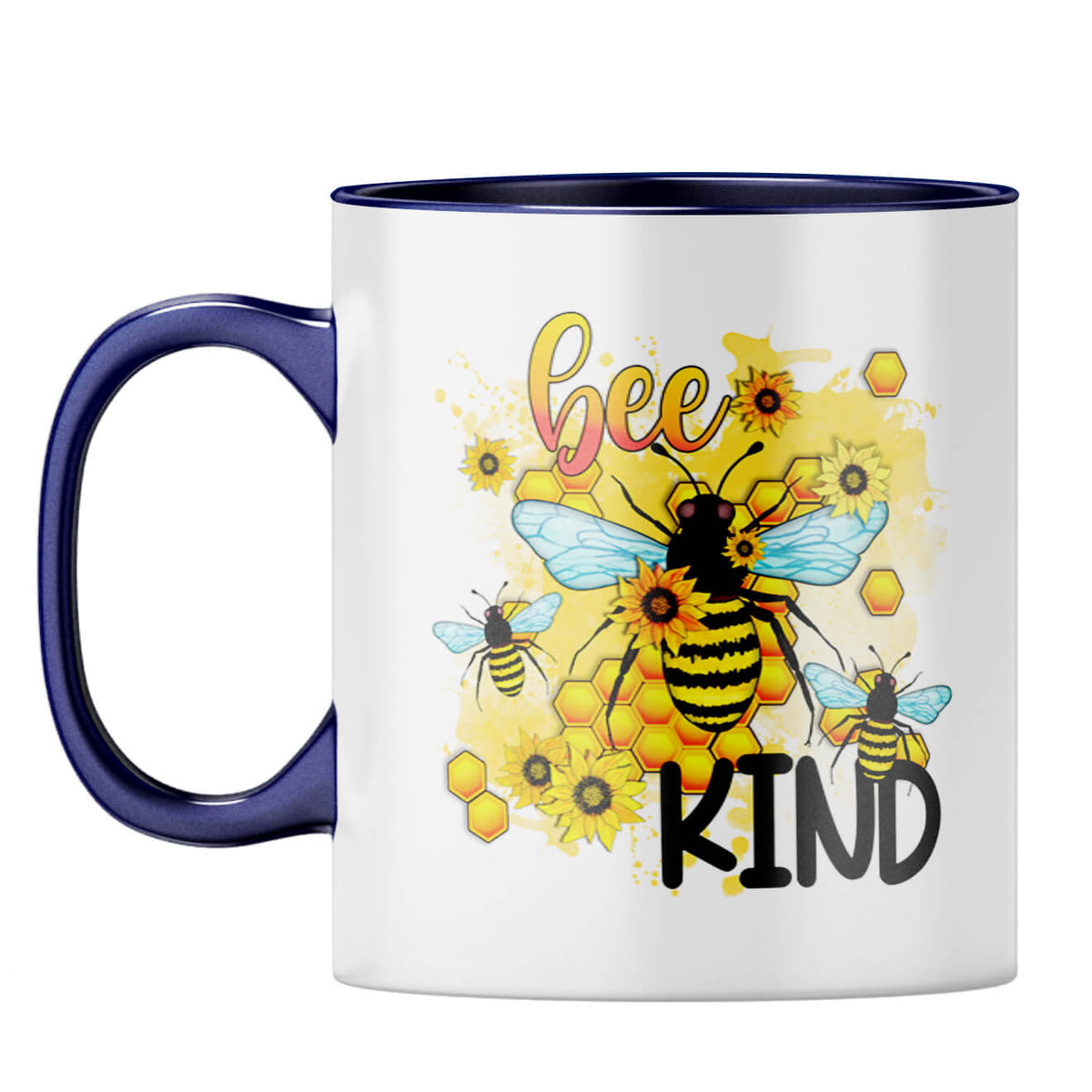 Bee Kind Coffee Mug Dark Blue