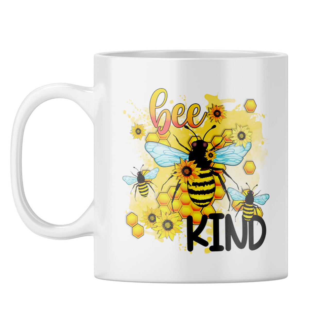 Bee Kind Coffee Mug White