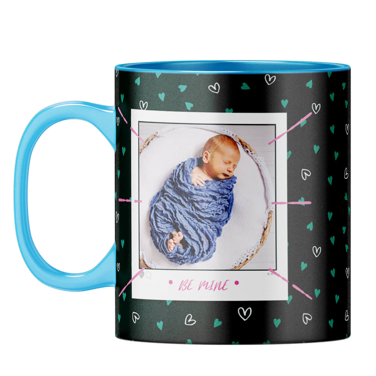 Be Only Mine Coffee Mug Light Blue