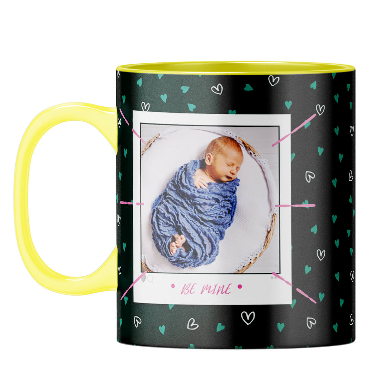 Be Only Mine Coffee Mug Yellow