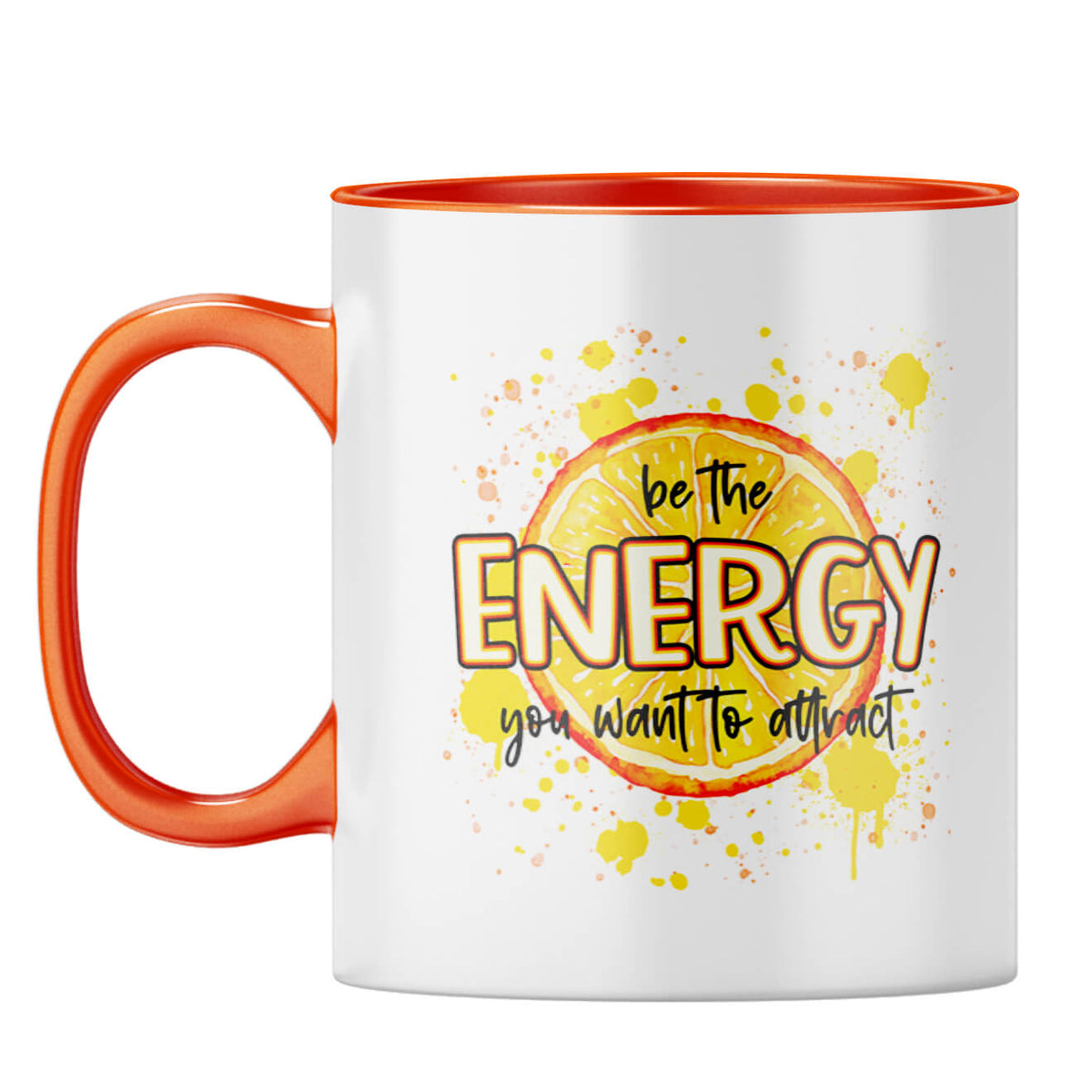 Be The Energy Coffee Mug Orange