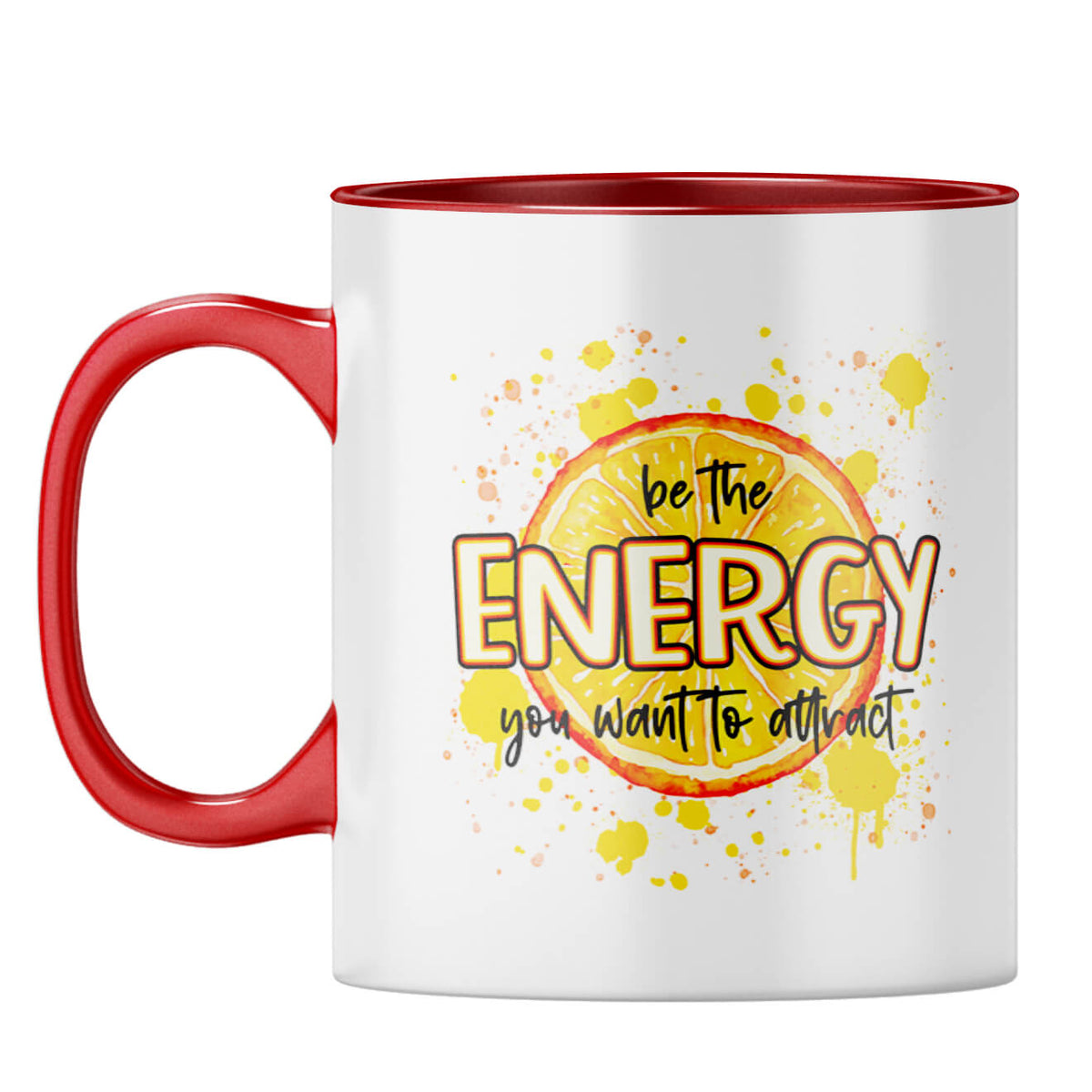 Be The Energy Coffee Mug Red