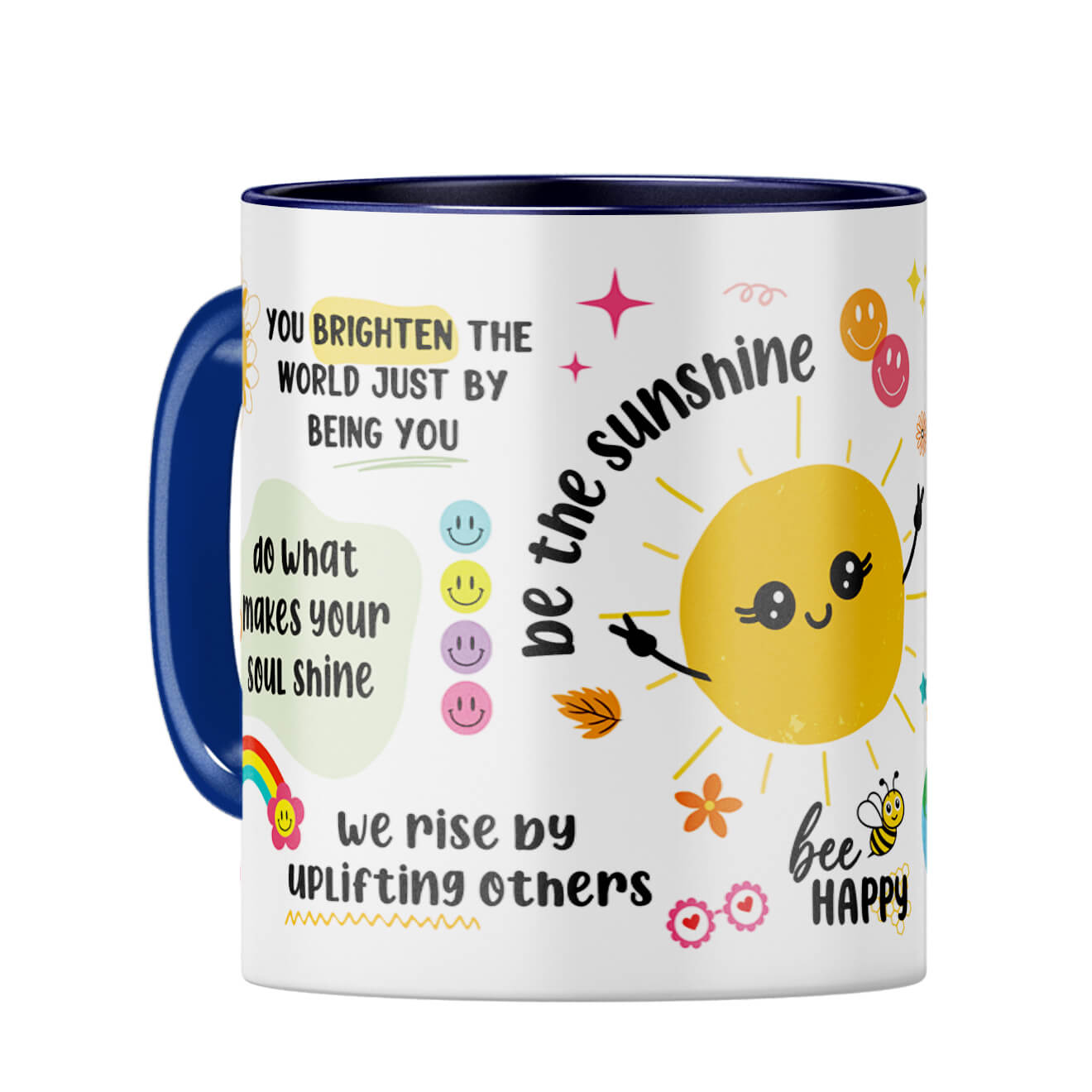Be The Sunshine Coffee Mug Dark Blue
