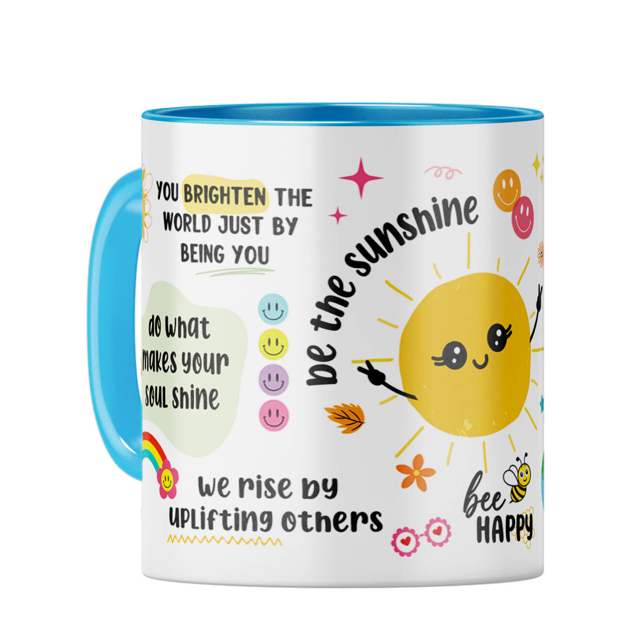 Be The Sunshine Coffee Mug Light Blue