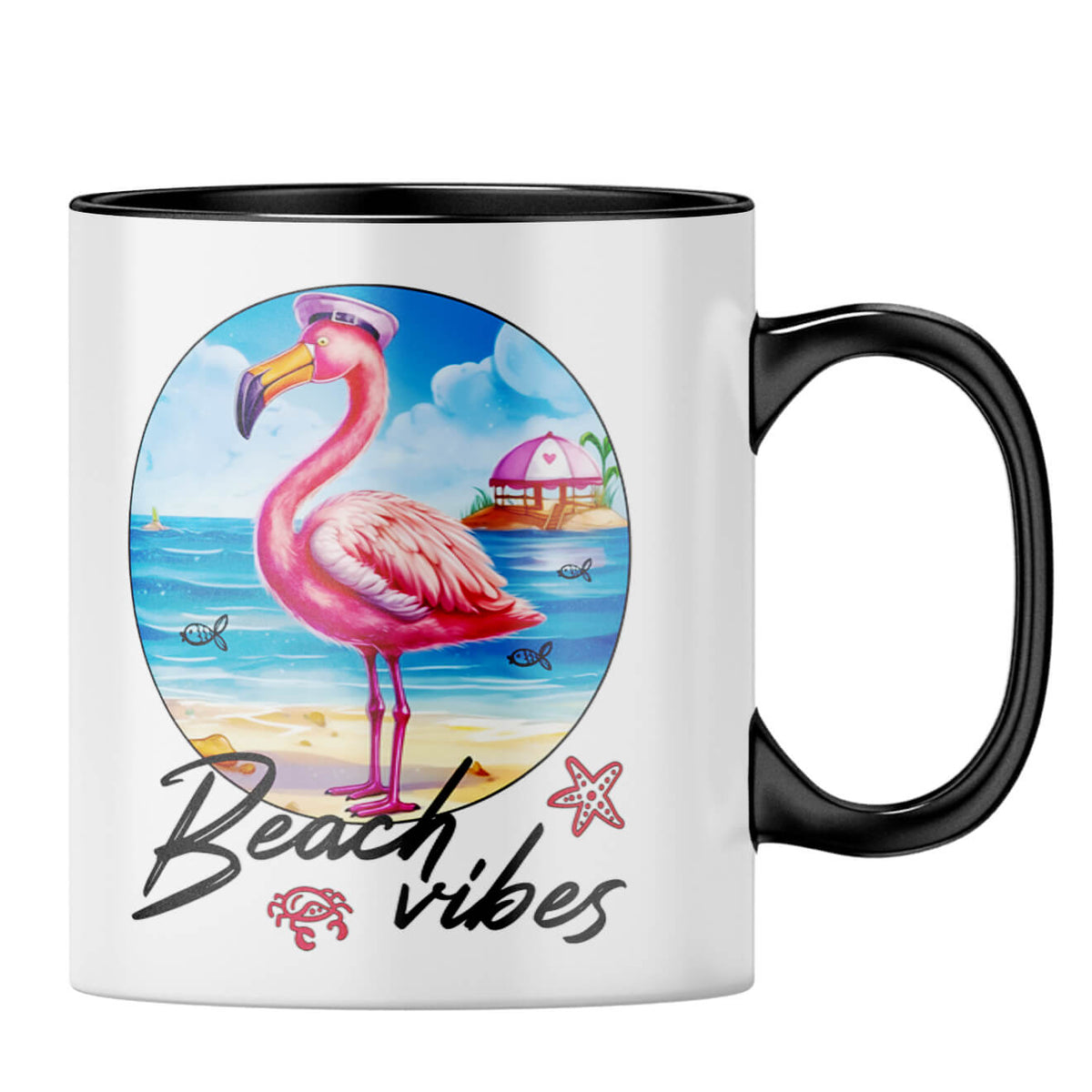 Beach Vibes Coffee MugB-Black