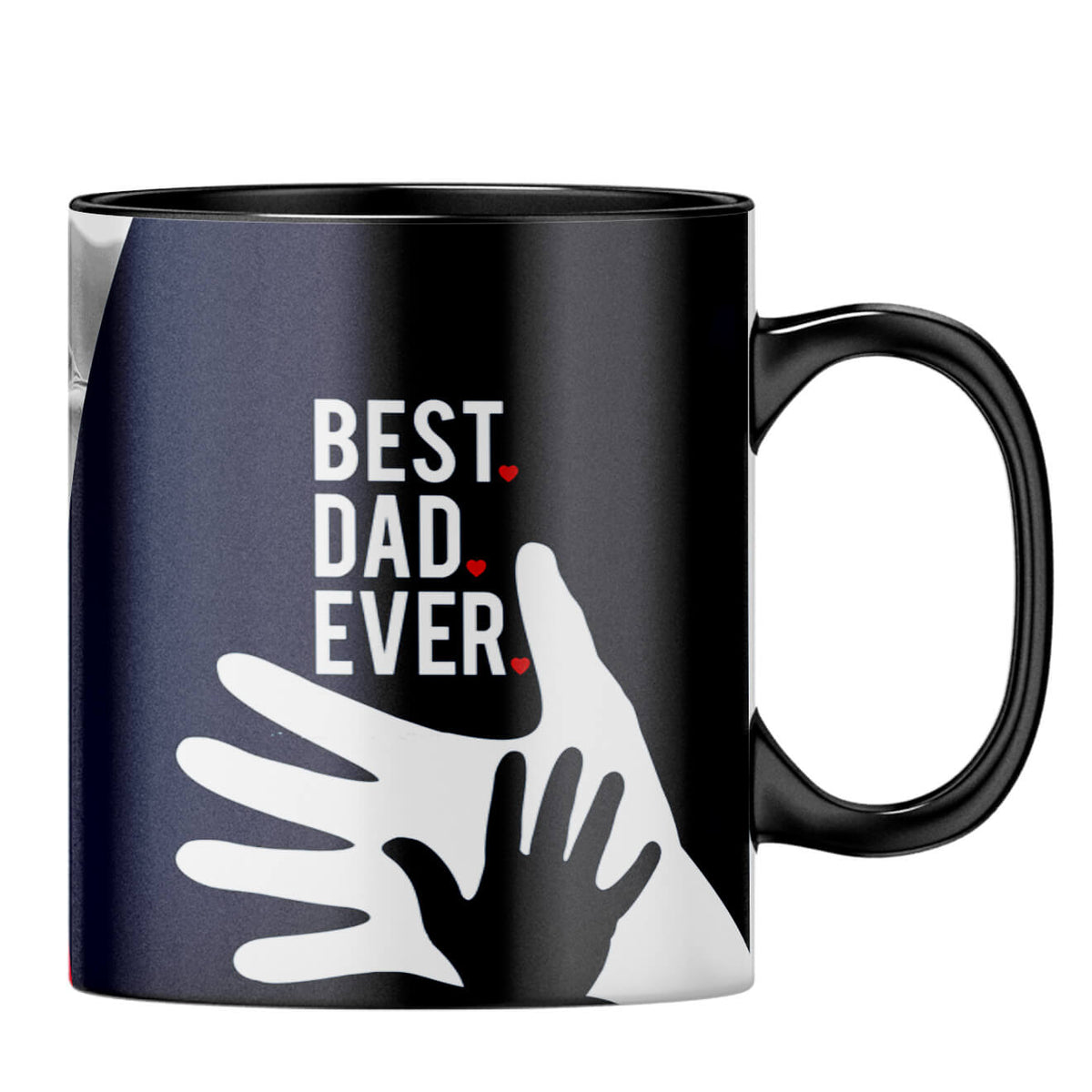 Best Dad Ever Collage Coffee MugB-Black