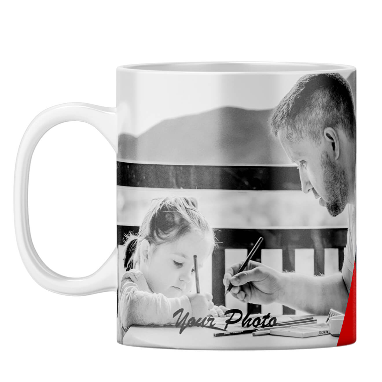 Best Dad Ever Collage Coffee Mug White