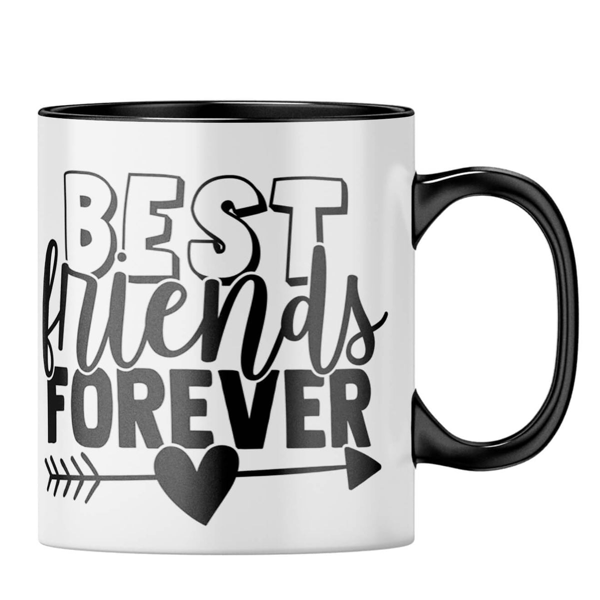 Best Friends Forever BFF Coffee MugB-Black