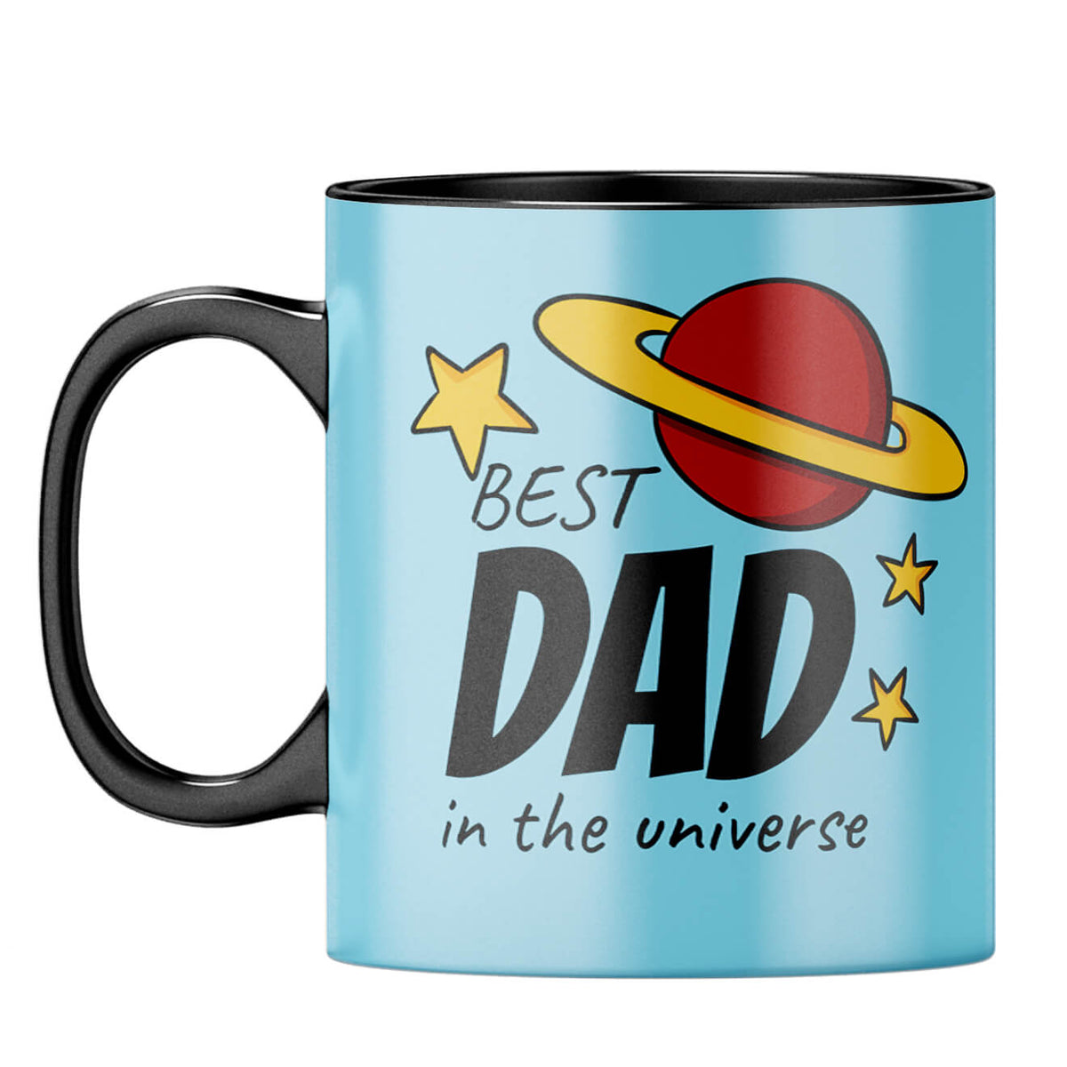 Best Gift for Daddy Coffee Mug Black