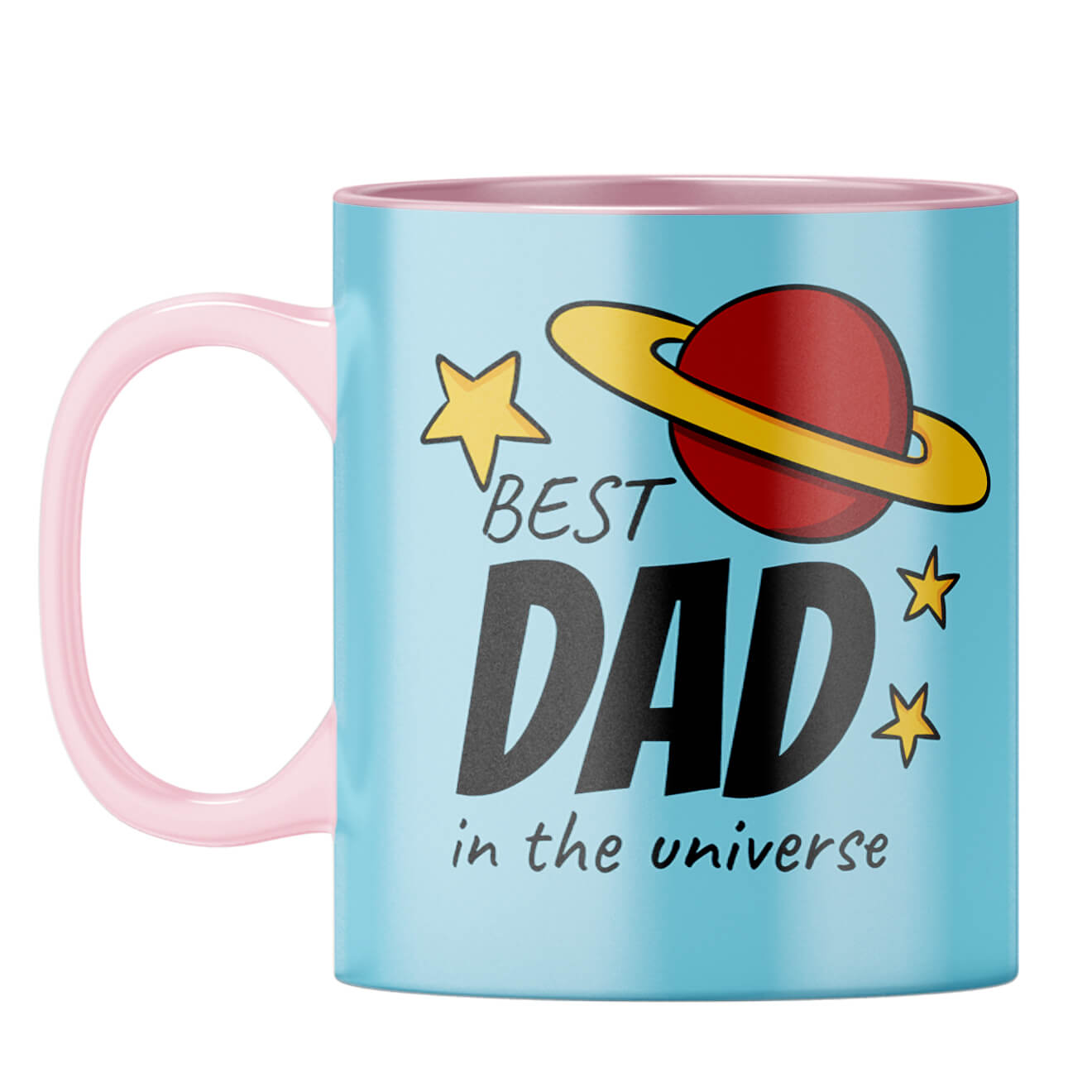 Best Gift for Daddy Coffee Mug Pink